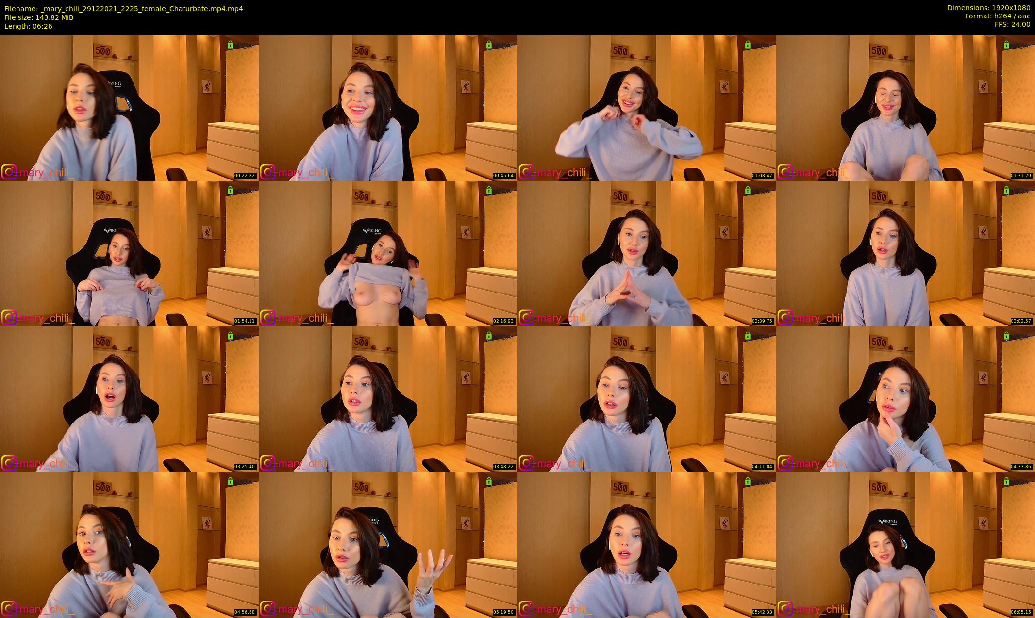 _mary_chili — 7 minute Chaturbate female cam show recording, 1080p, Dec 29, 2021