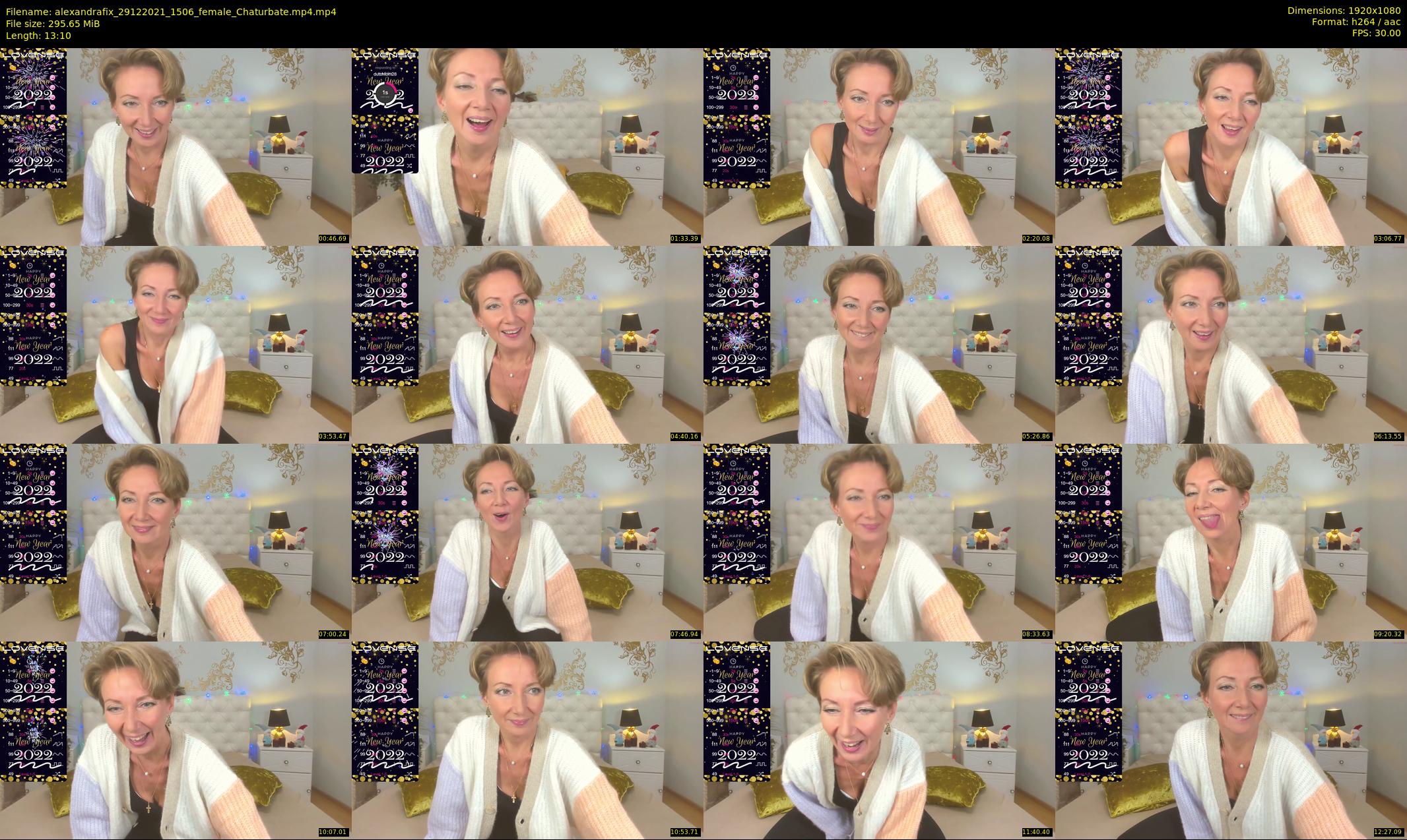alexandrafix — 14 minute Chaturbate female cam show recording, 1080p, Dec 29, 2021