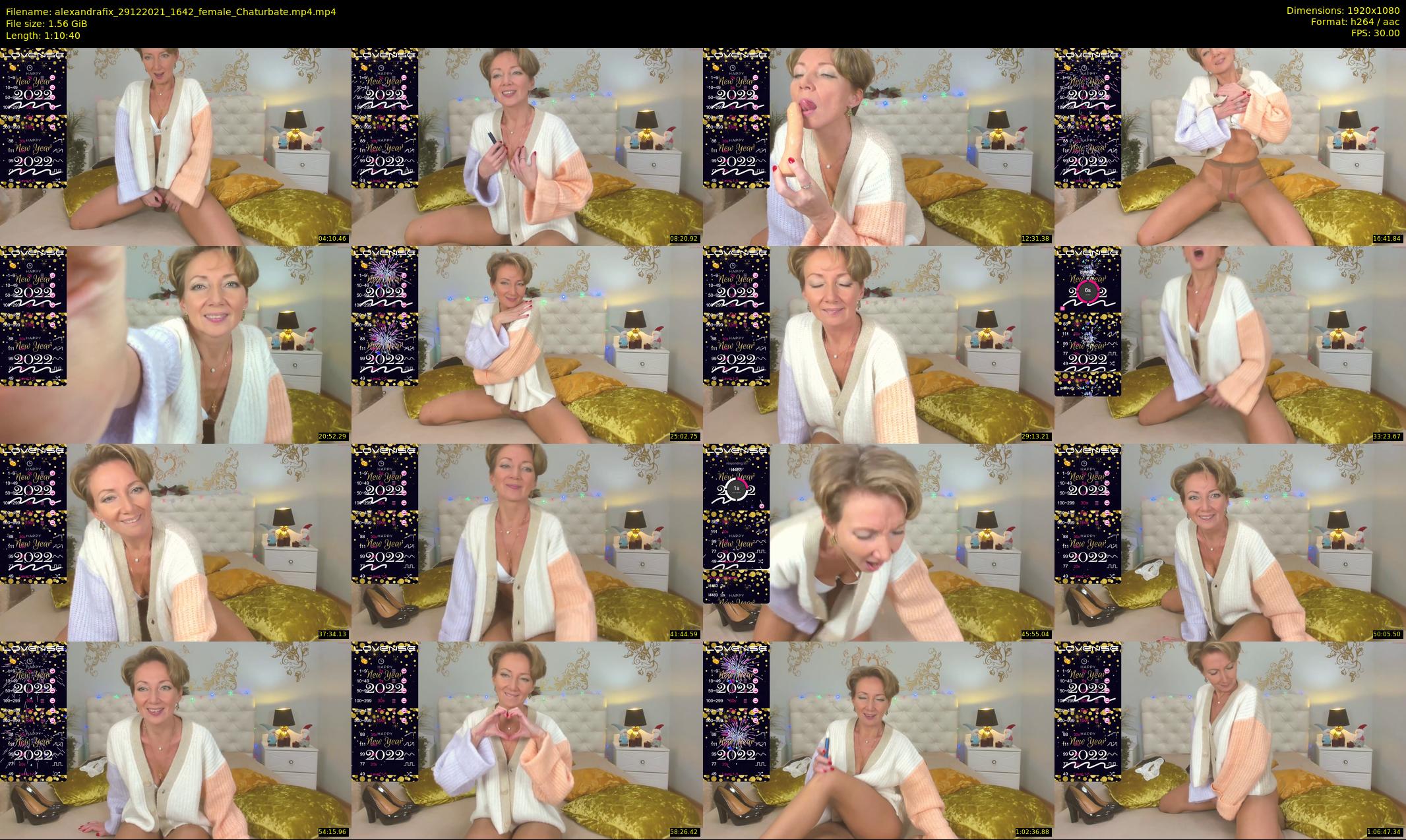 alexandrafix — 71 minute Chaturbate female cam show recording, 1080p, Dec 29, 2021