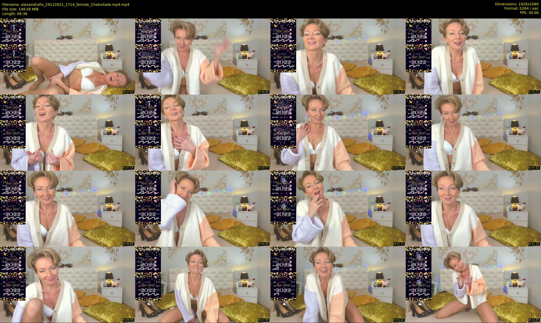 alexandrafix — 7 minute Chaturbate female cam show recording, 1080p, Dec 29, 2021