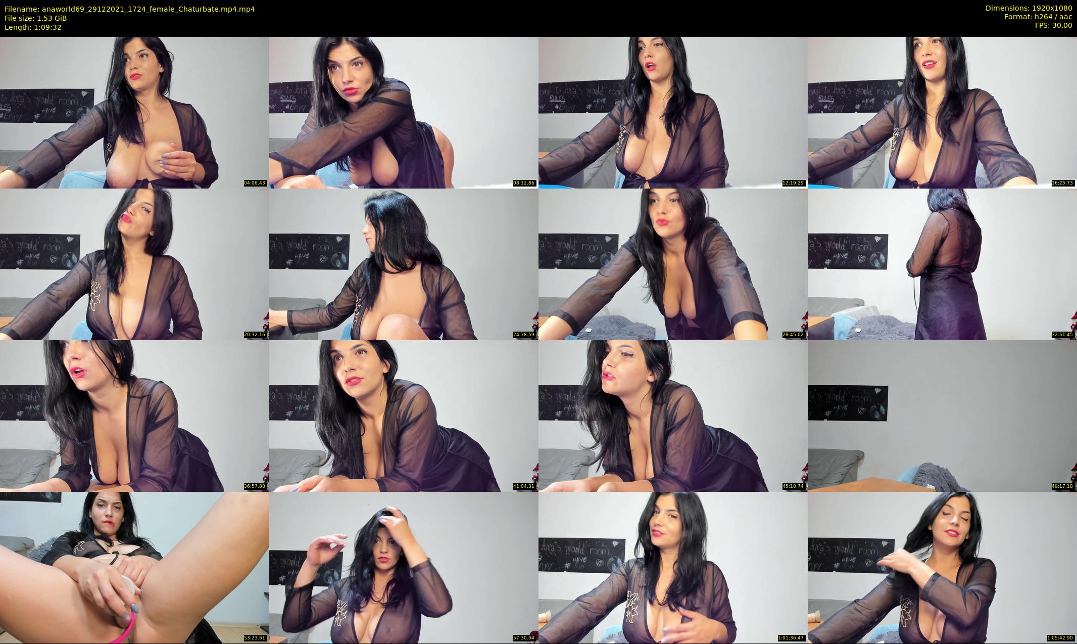 anaworld69 — 70 minute Chaturbate female cam show recording, 1080p, Dec 29, 2021