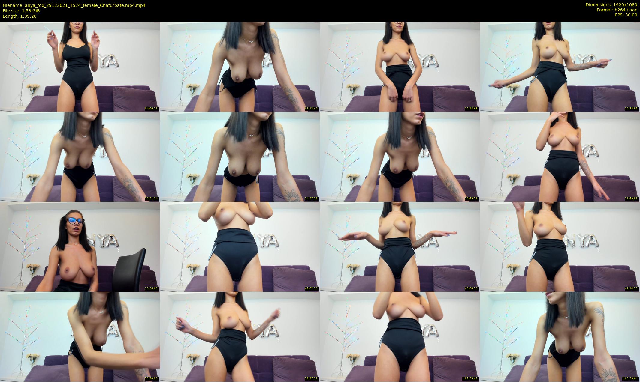 anya_fox — 70 minute Chaturbate female cam show recording, 1080p, Dec 29, 2021