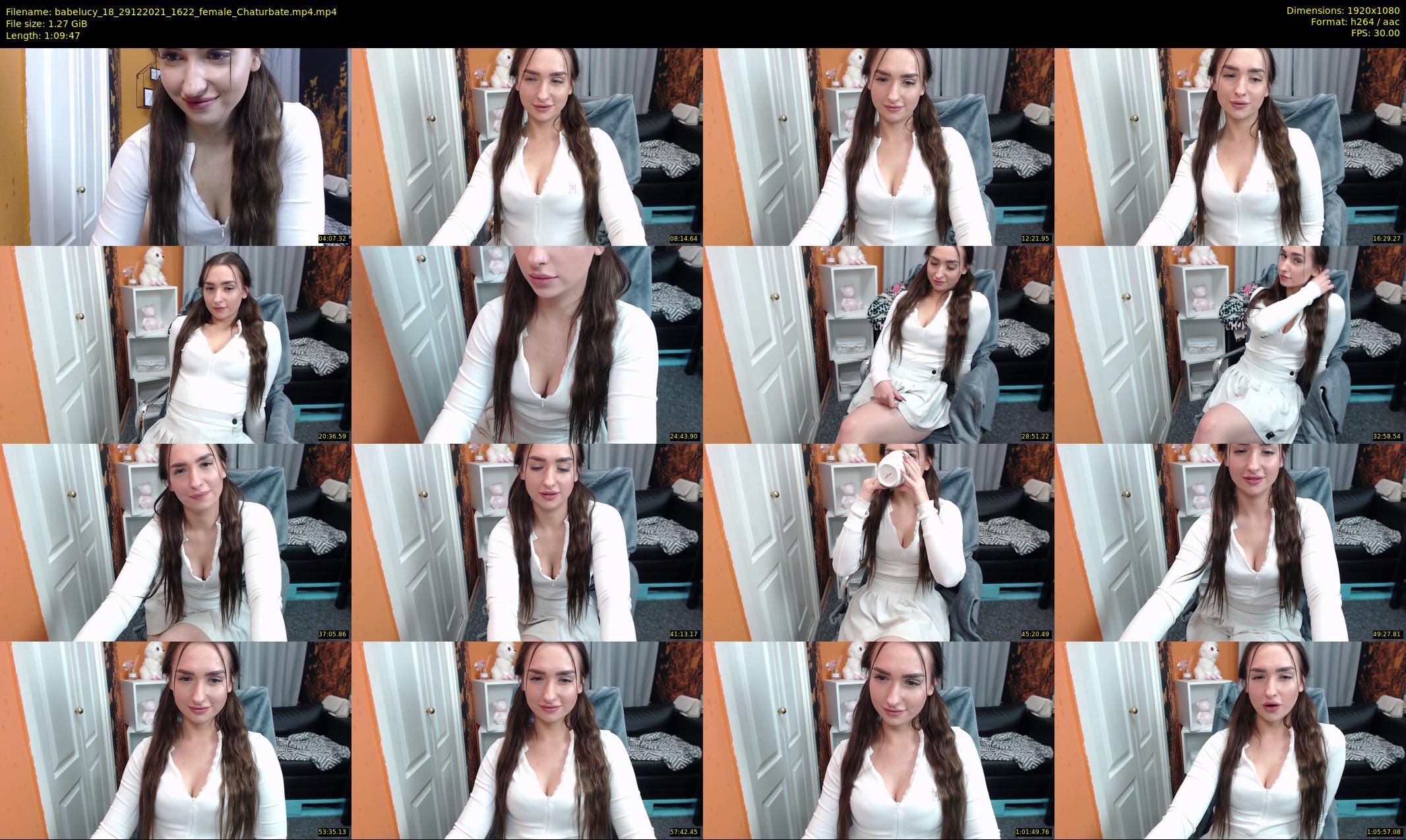 babelucy_18 — 70 minute Chaturbate female cam show recording, 1080p, Dec 29, 2021