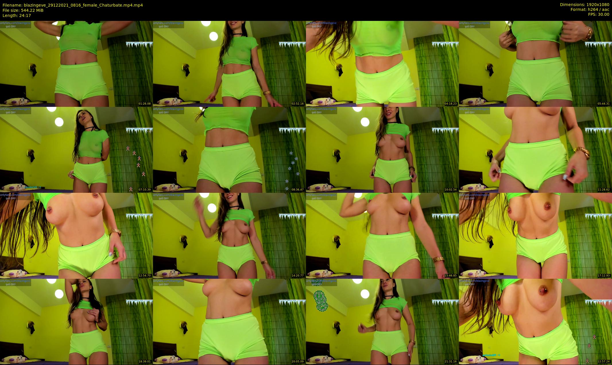 blazingeve — 25 minute Chaturbate female cam show recording, 1080p, Dec 29, 2021