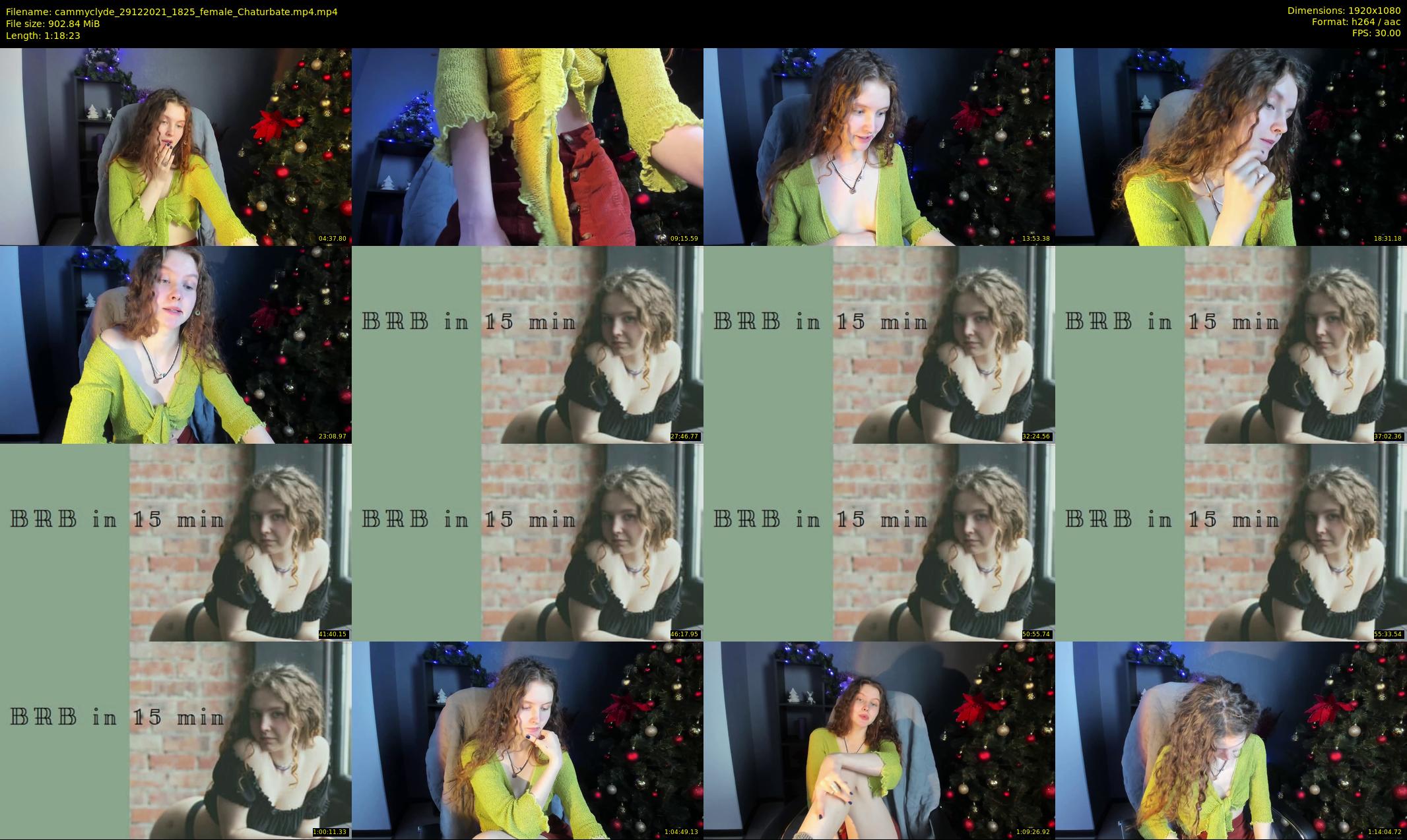 cammyclyde — 79 minute Chaturbate female cam show recording, 1080p, Dec 29, 2021