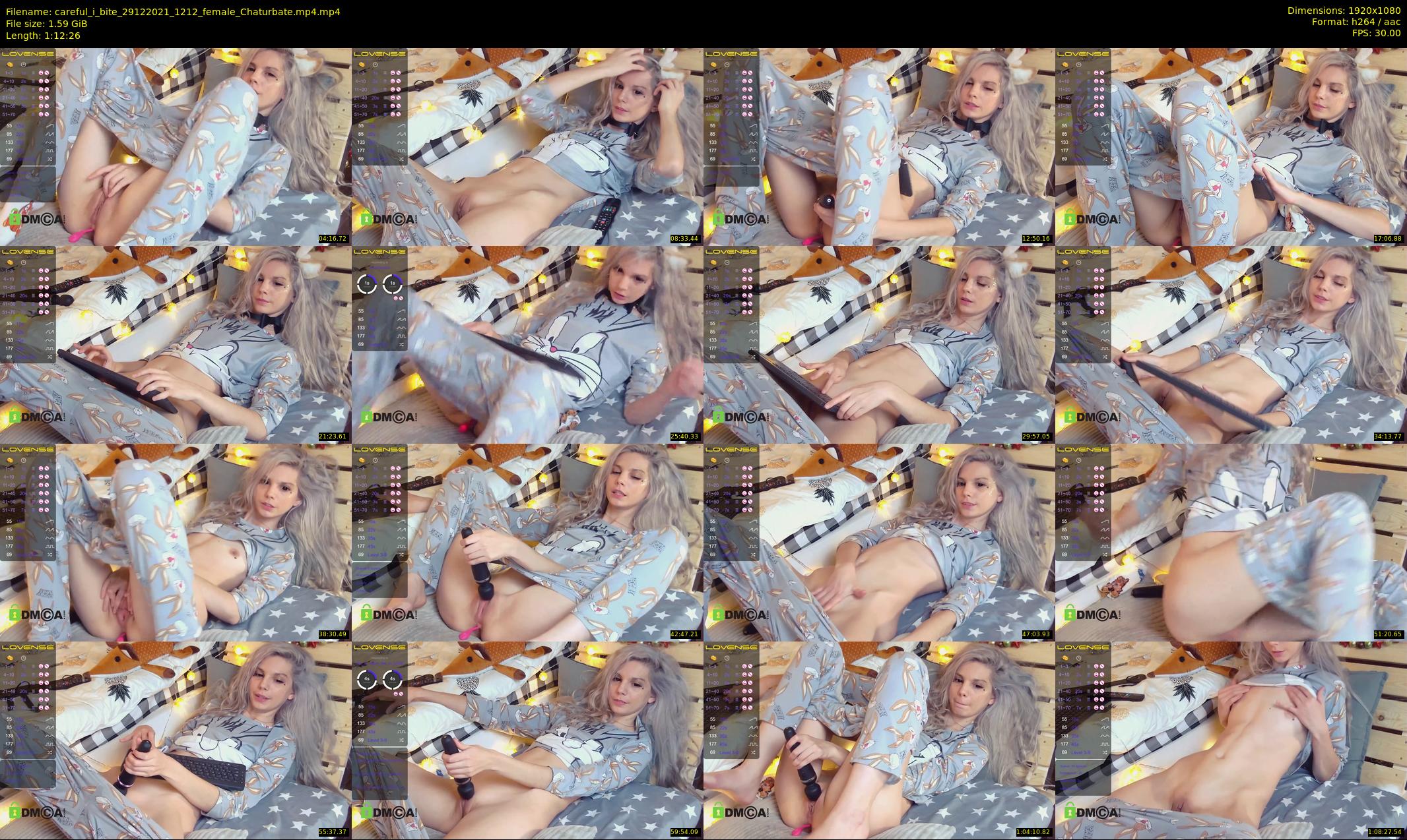 careful_i_bite — 73 minute Chaturbate female cam show recording, 1080p, Dec 29, 2021