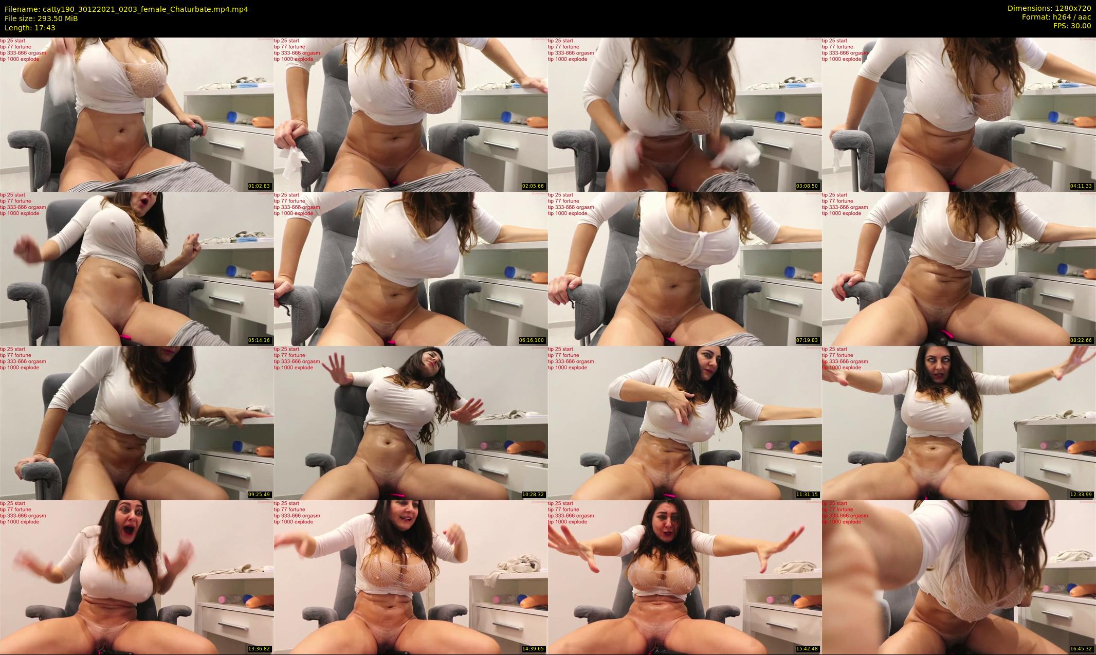 catty190 — 18 minute Chaturbate female cam show recording, 720p, Dec 30, 2021