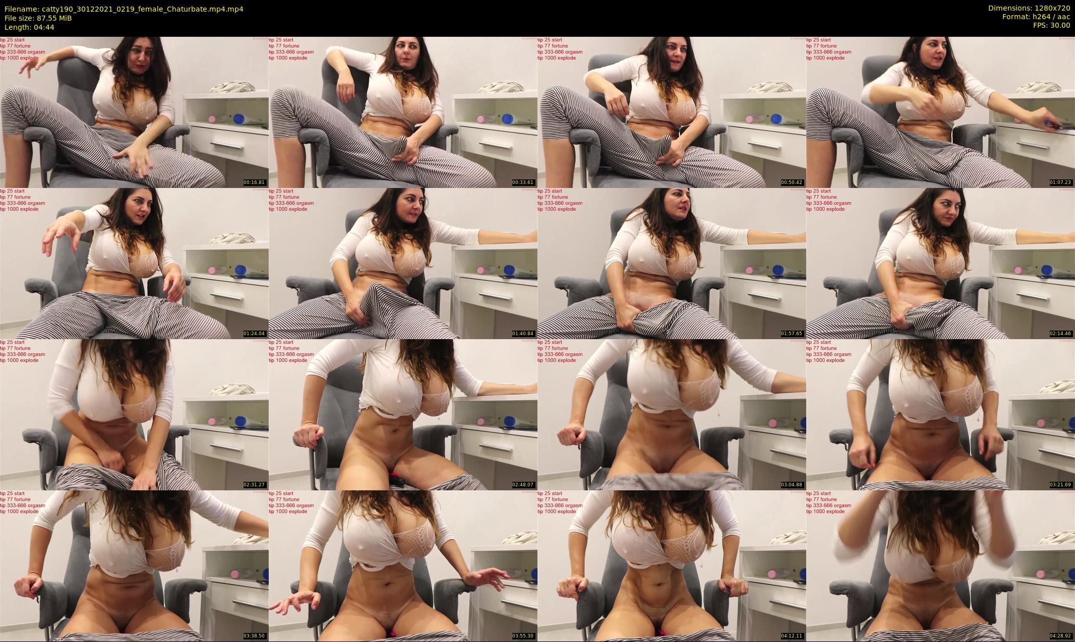 catty190 — 5 minute Chaturbate female cam show recording, 720p, Dec 30, 2021