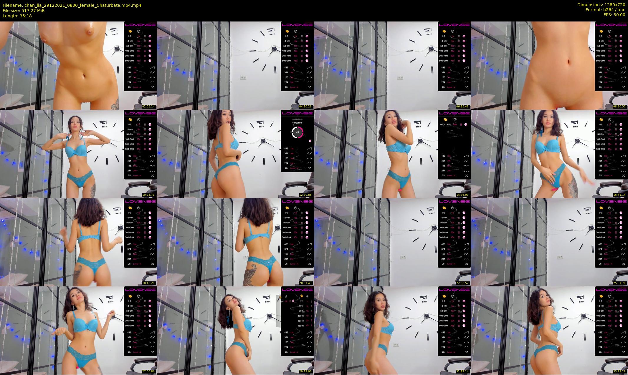 chan_lia — 36 minute Chaturbate female cam show recording, 720p, Dec 29, 2021