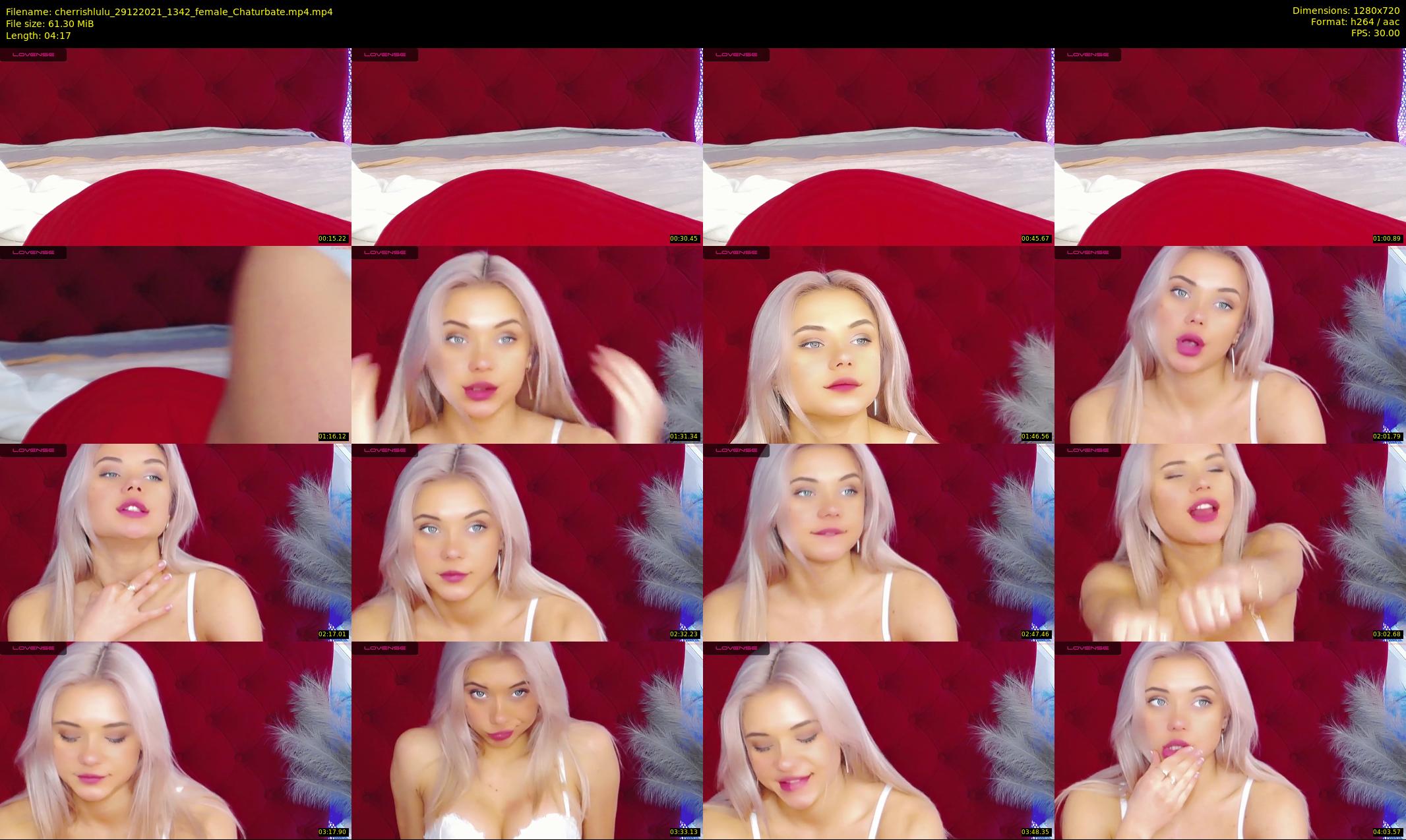 cherrishlulu — 5 minute Chaturbate female cam show recording, 720p, Dec 29, 2021