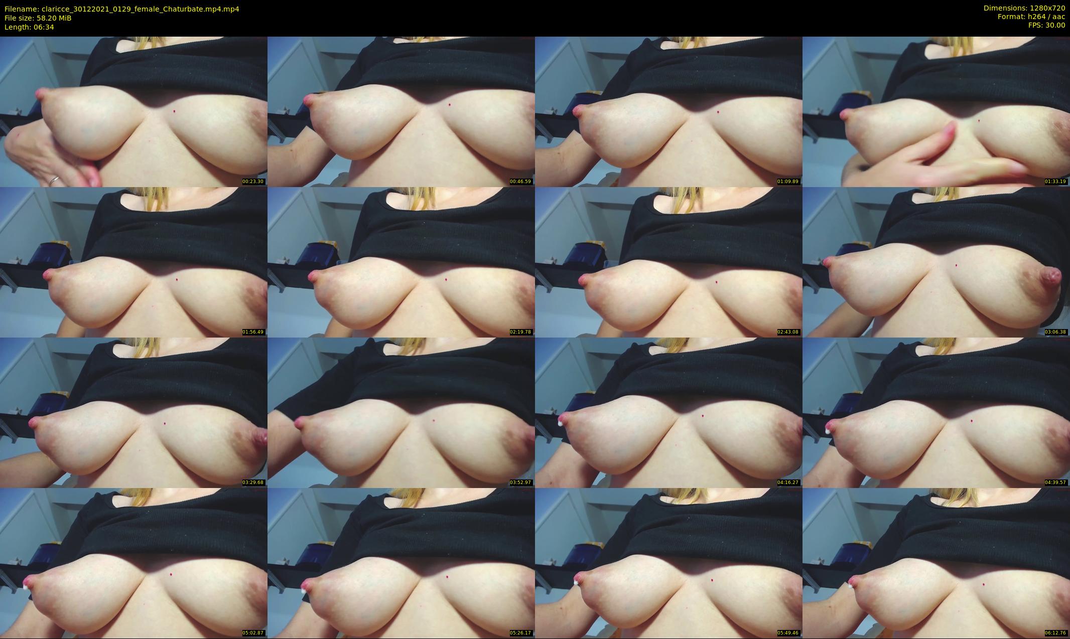 claricce — 7 minute Chaturbate female cam show recording, 720p, Dec 30, 2021