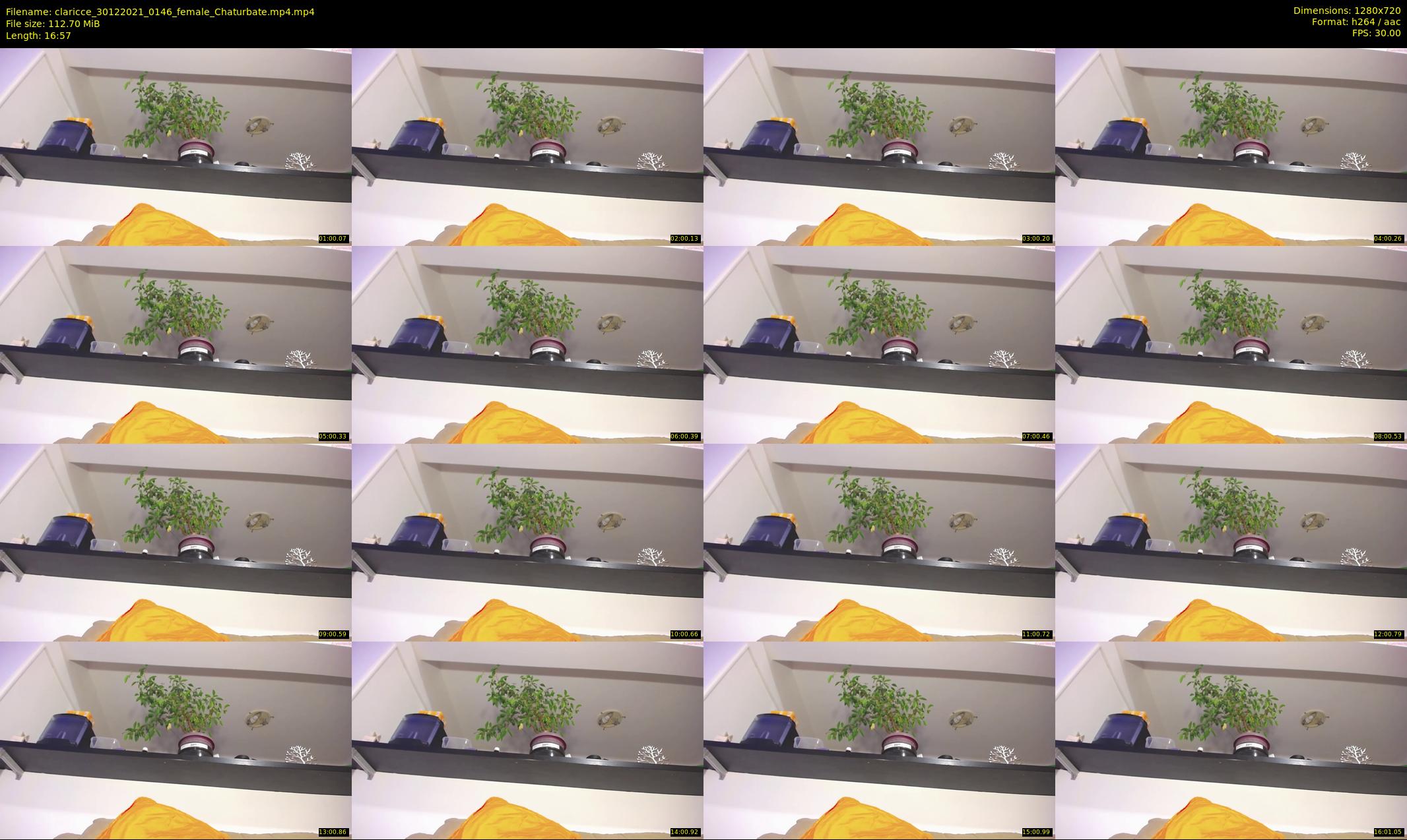 claricce — 17 minute Chaturbate female cam show recording, 720p, Dec 30, 2021