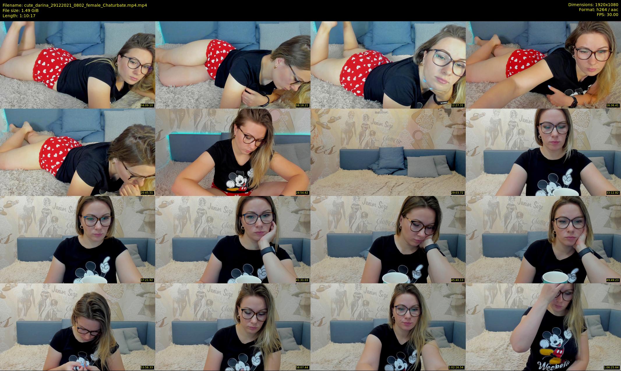 cute_darina — 71 minute Chaturbate female cam show recording, 1080p, Dec 29, 2021