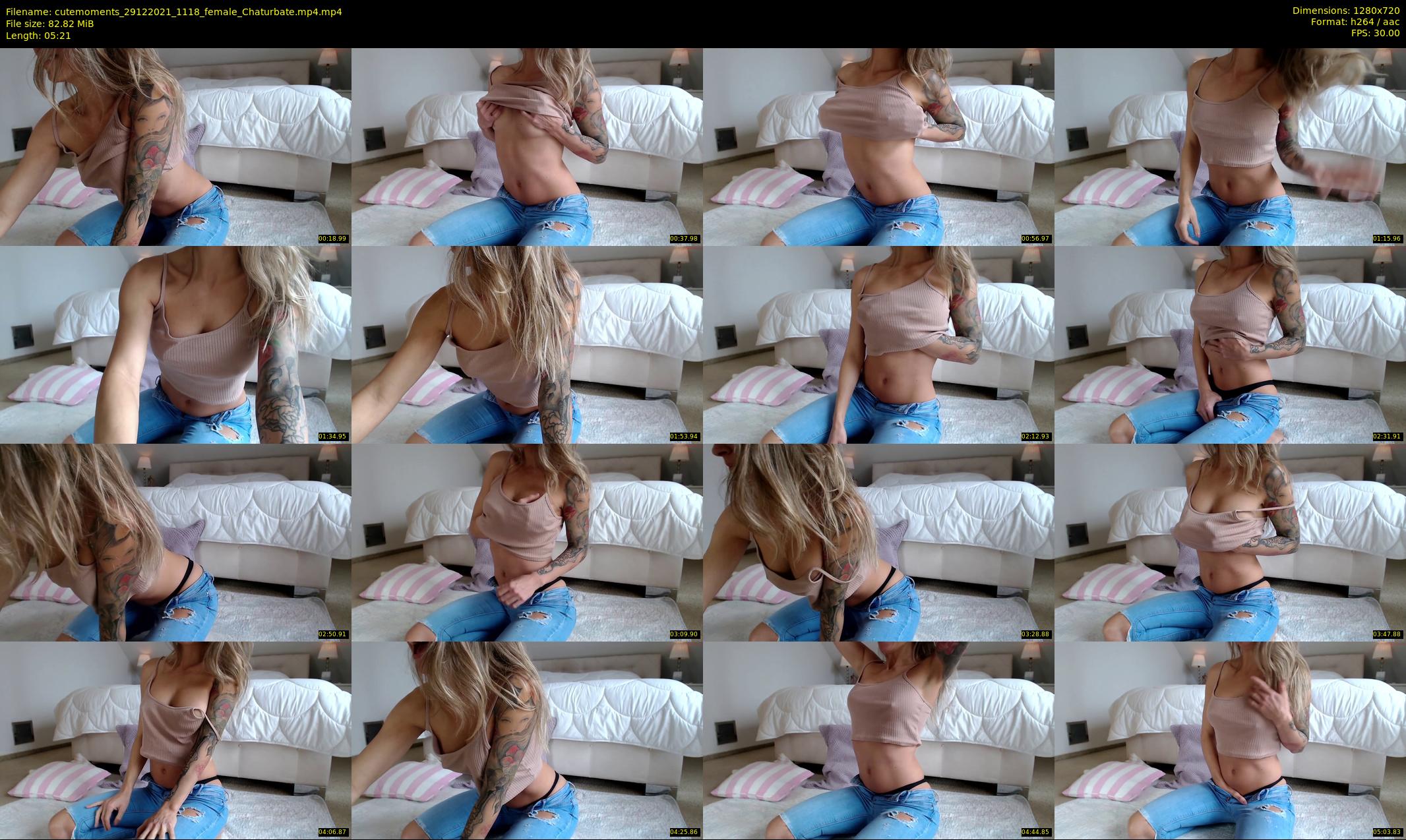cutemoments — 6 minute Chaturbate female cam show recording, 720p, Dec 29, 2021