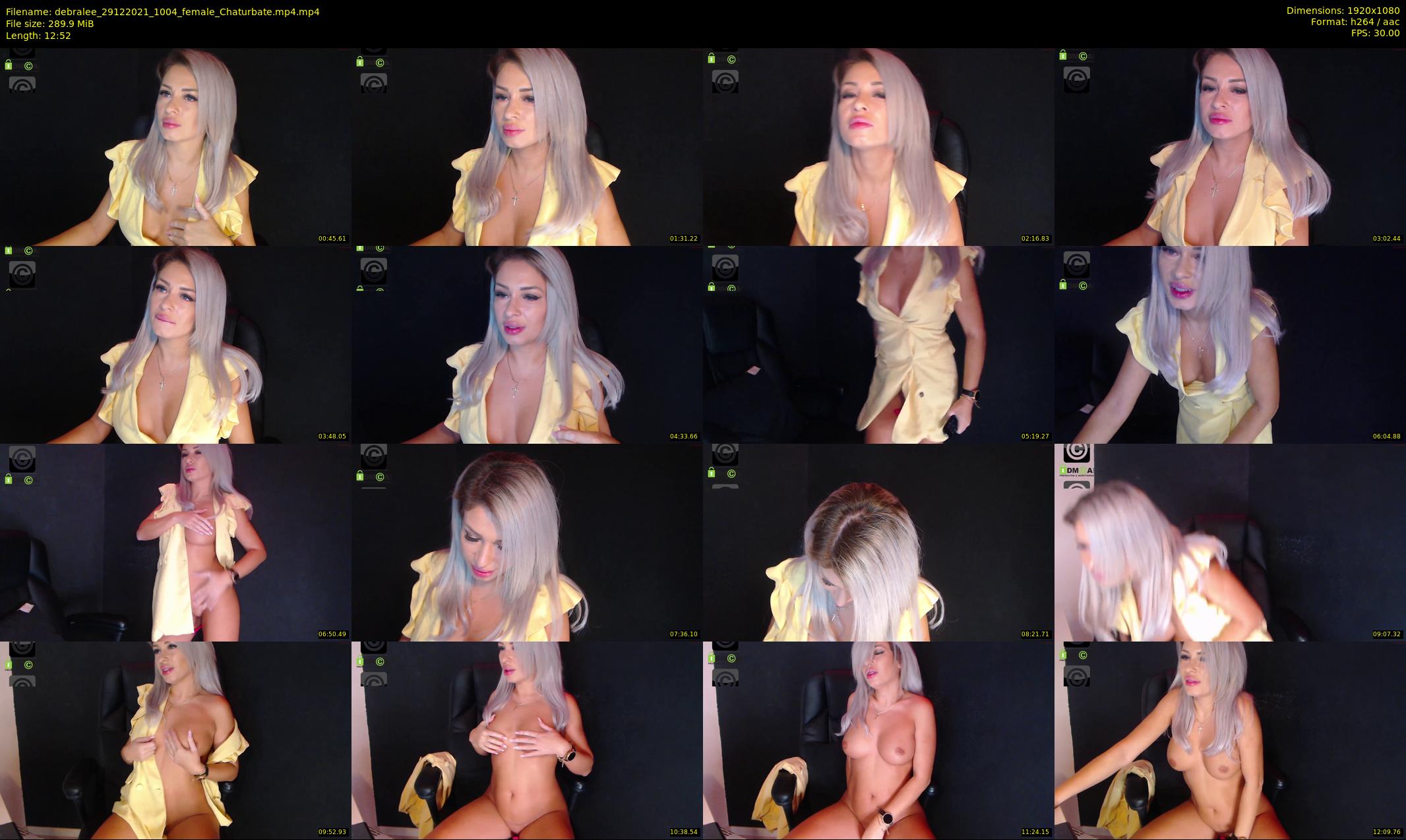 debralee — 13 minute Chaturbate female cam show recording, 1080p, Dec 29, 2021