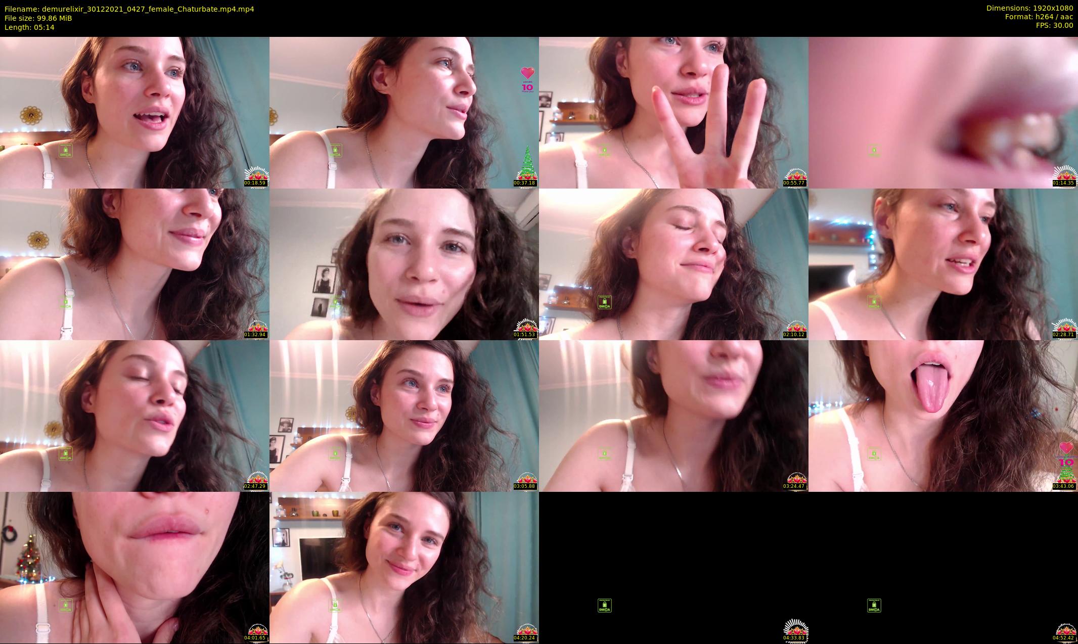 demurelixir — 6 minute Chaturbate female cam show recording, 1080p, Dec 30, 2021