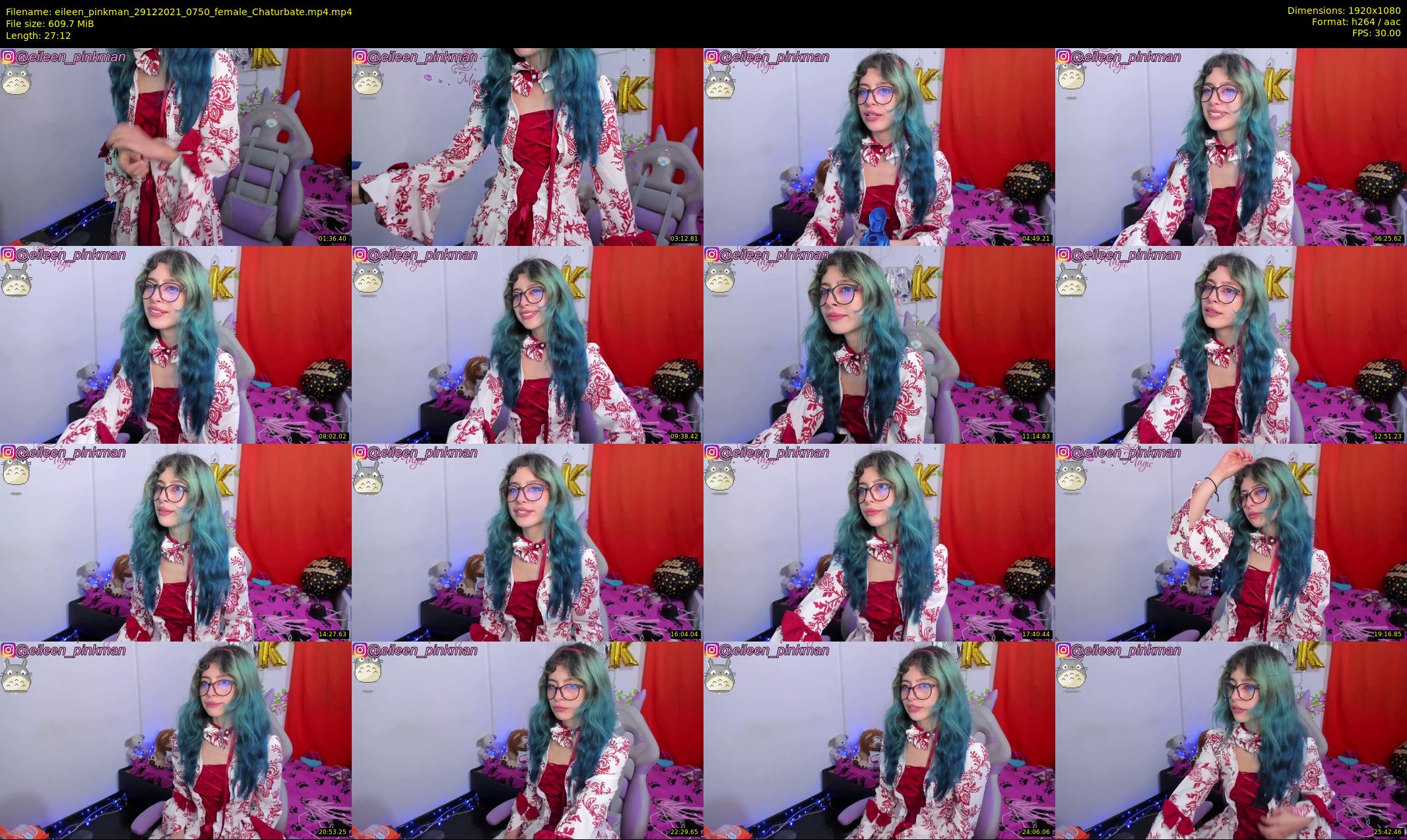 eileen_pinkman — 28 minute Chaturbate female cam show recording, 1080p, Dec 29, 2021