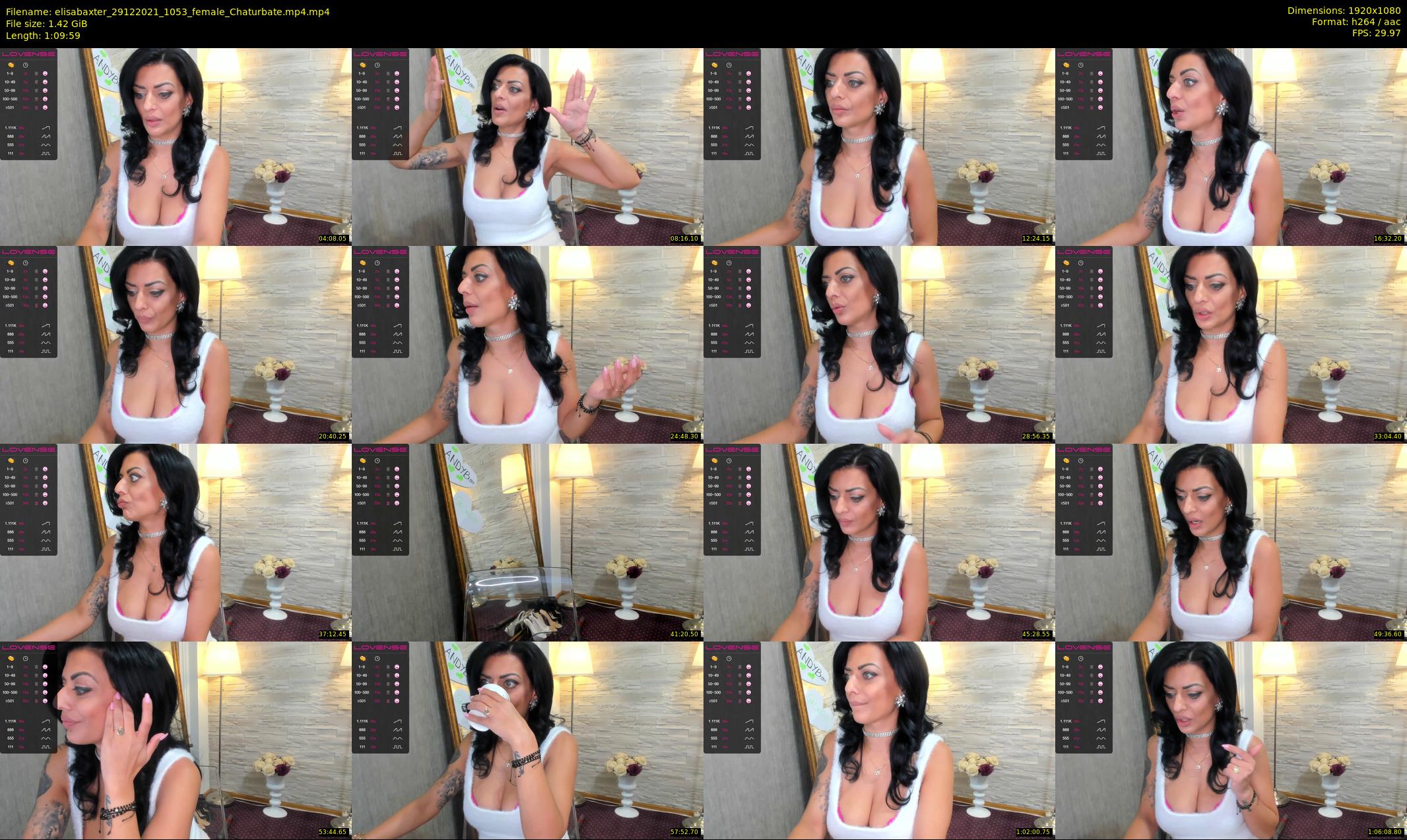 elisabaxter — 70 minute Chaturbate female cam show recording, 1080p, Dec 29, 2021