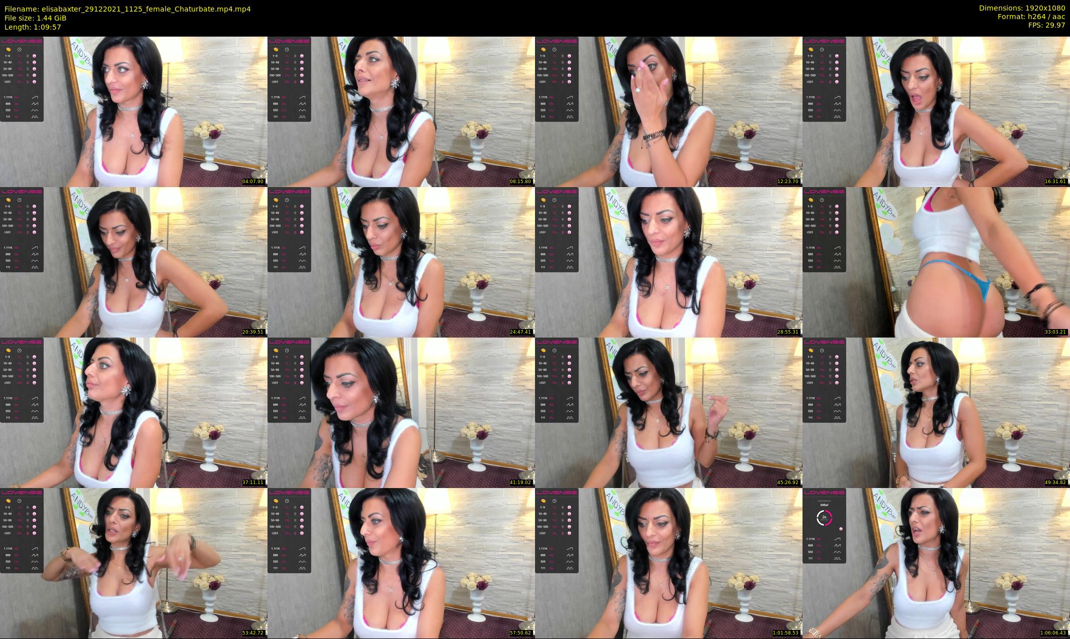 elisabaxter — 70 minute Chaturbate female cam show recording, 1080p, Dec 29, 2021