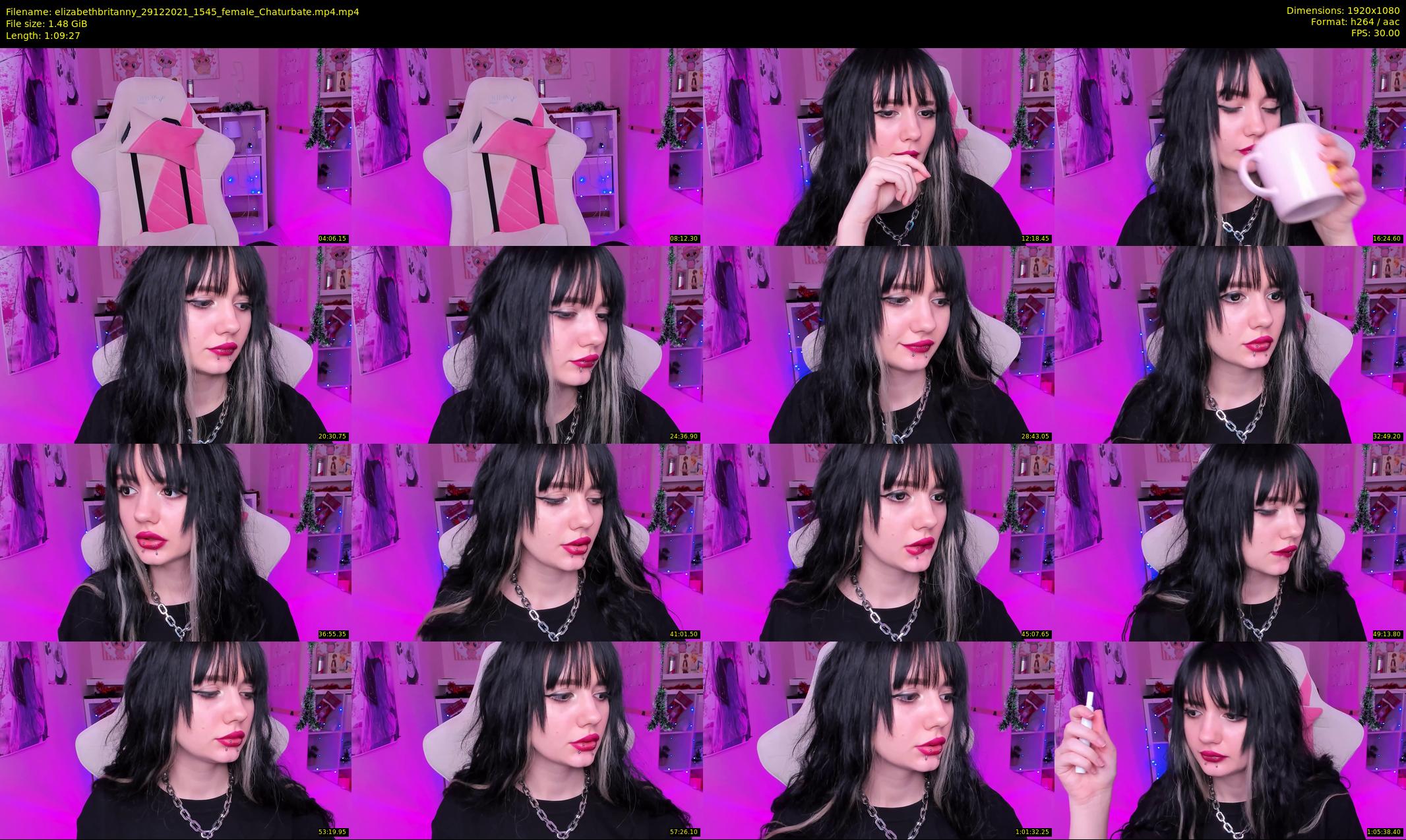 elizabethbritanny — 70 minute Chaturbate female cam show recording, 1080p, Dec 29, 2021