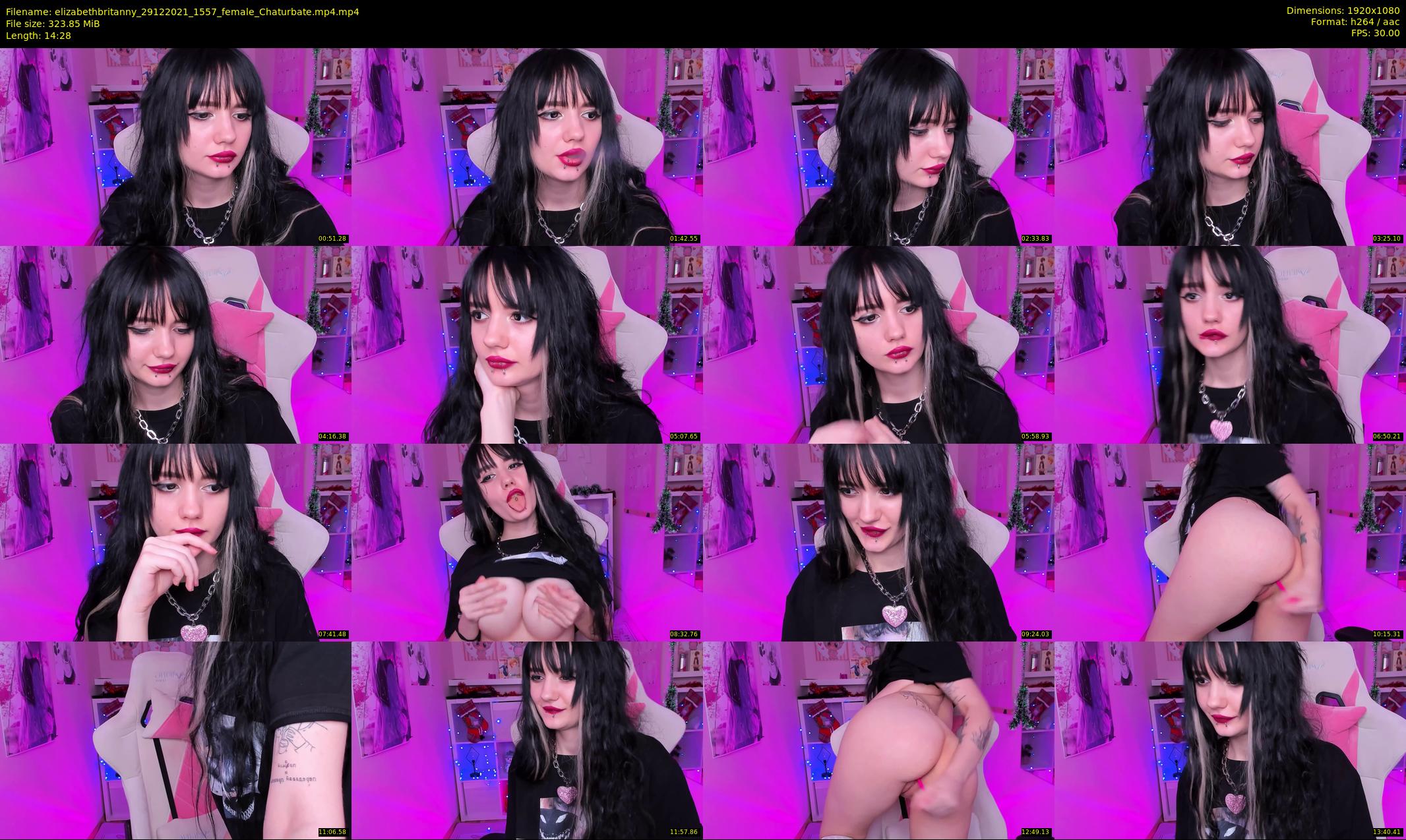 elizabethbritanny — 15 minute Chaturbate female cam show recording, 1080p, Dec 29, 2021