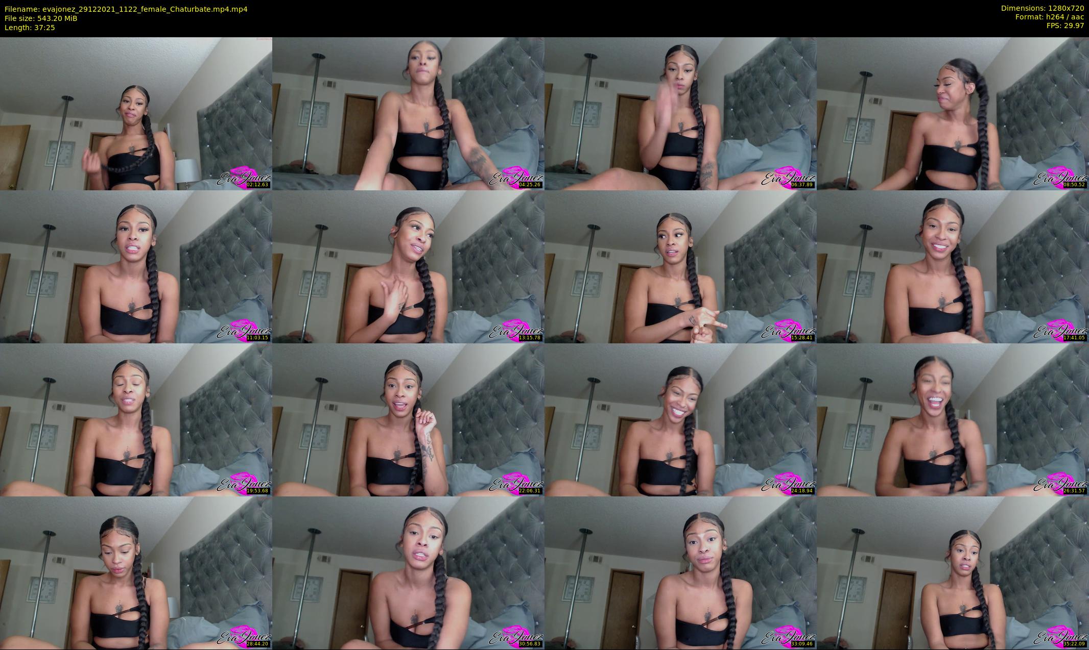 evajonez — 38 minute Chaturbate female cam show recording, 720p, Dec 29, 2021