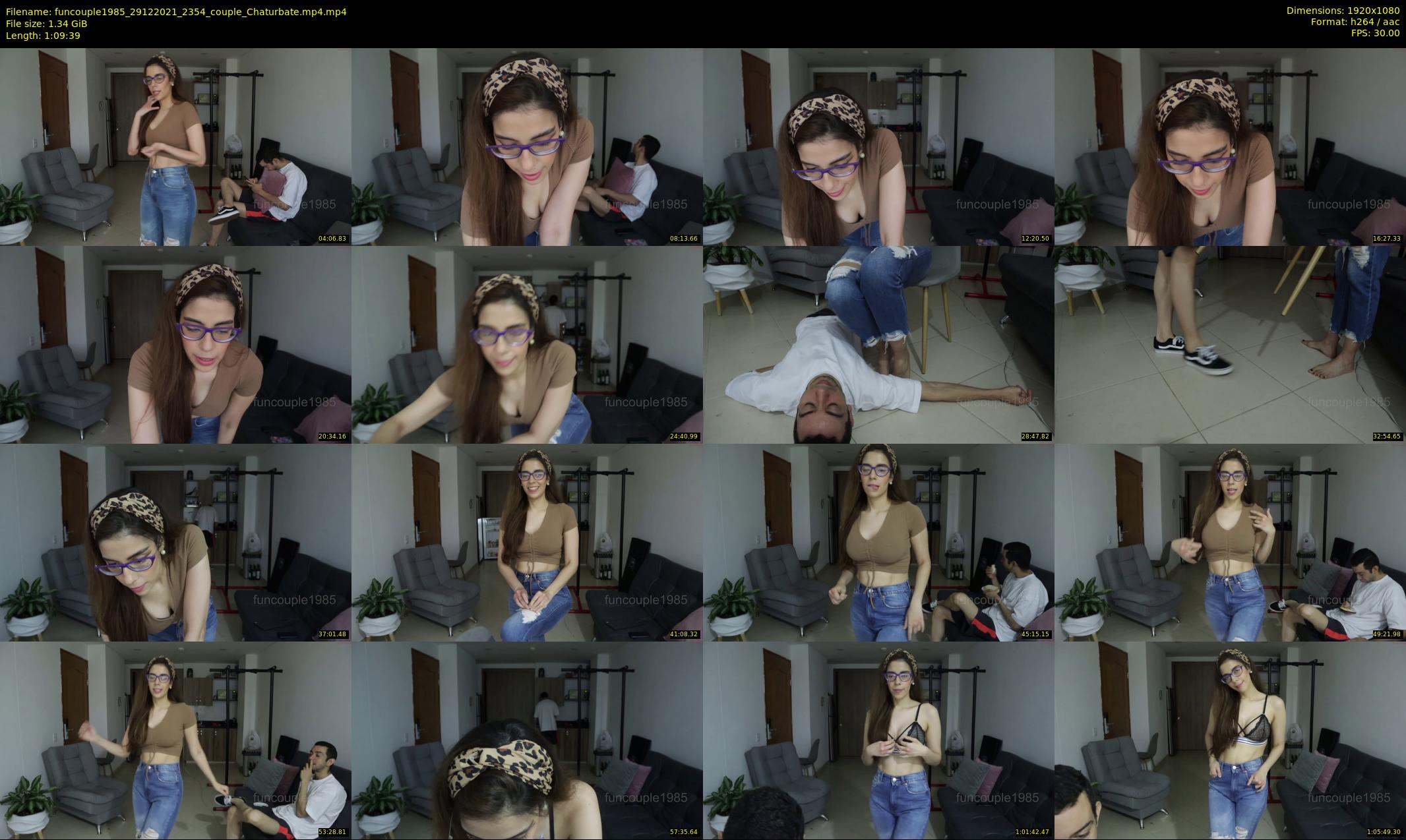 funcouple1985 — 70 minute Chaturbate couple cam show recording, 1080p, Dec 29, 2021