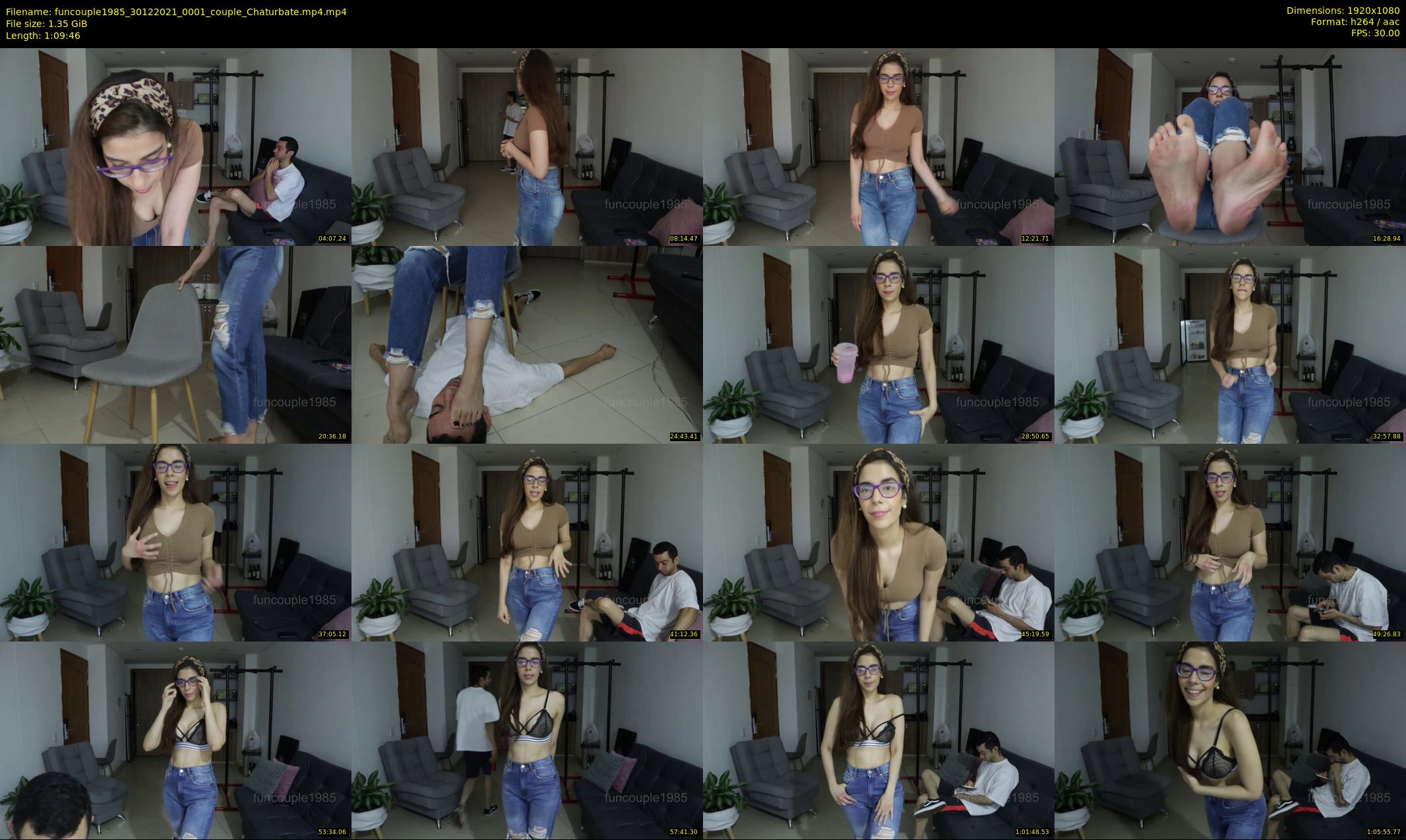funcouple1985 — 70 minute Chaturbate couple cam show recording, 1080p, Dec 30, 2021