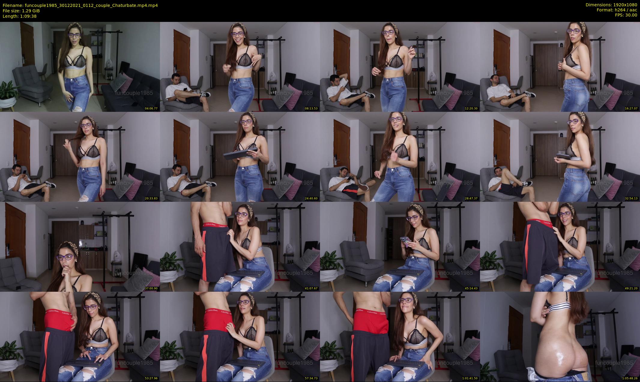 funcouple1985 — 70 minute Chaturbate couple cam show recording, 1080p, Dec 30, 2021