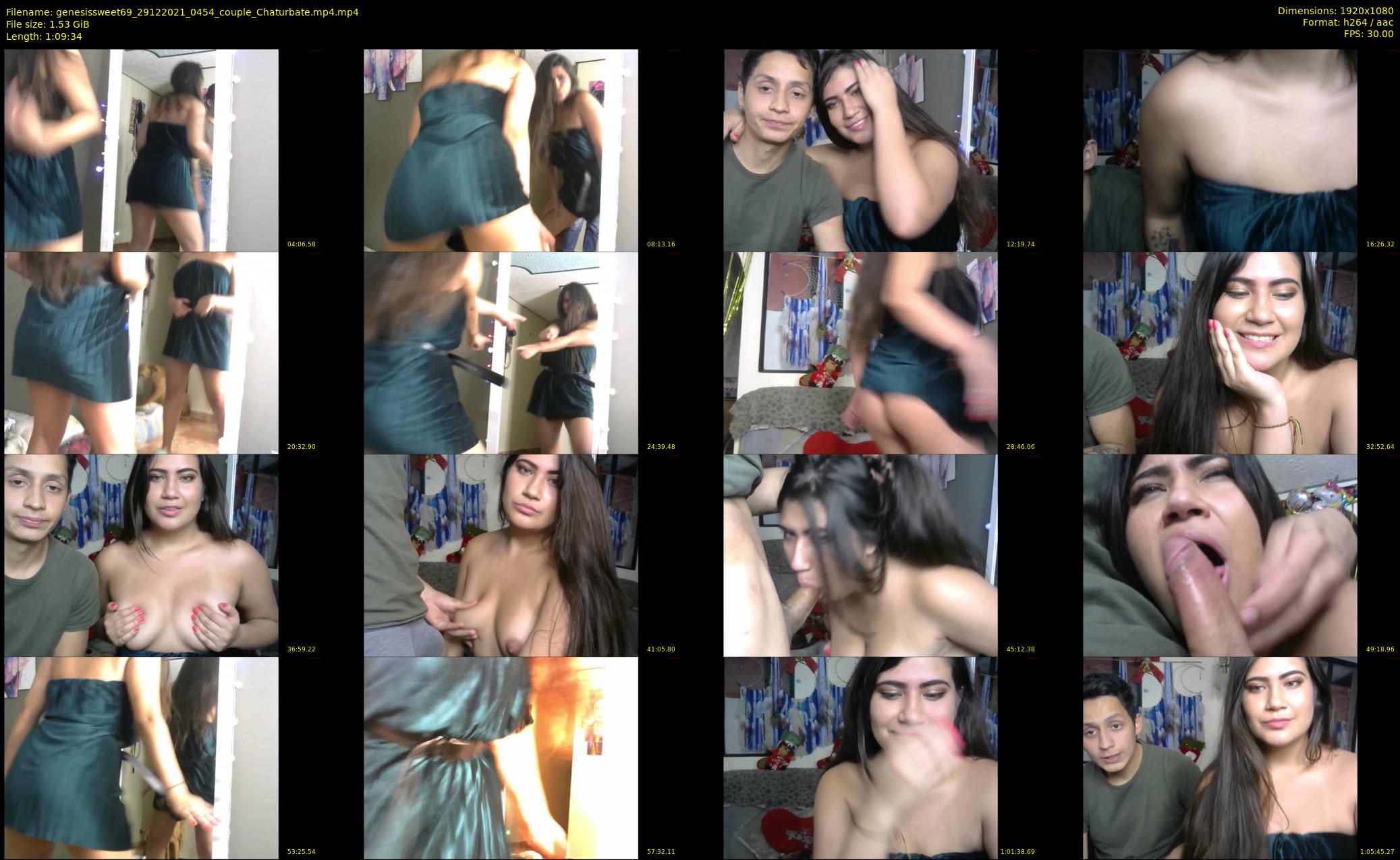genesissweet69 — 70 minute Chaturbate couple cam show recording, 1080p, Dec 29, 2021