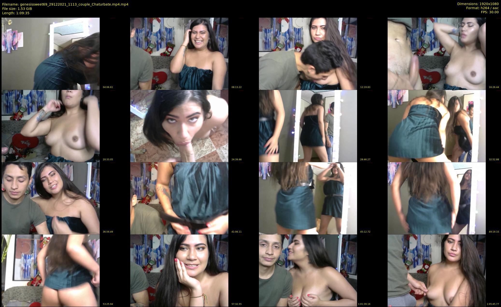 genesissweet69 — 70 minute Chaturbate couple cam show recording, 1080p, Dec 29, 2021