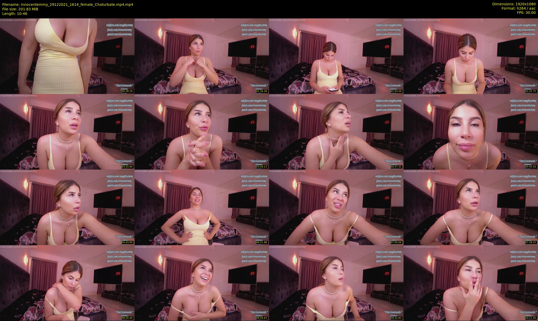 innocentemmy — 11 minute Chaturbate female cam show recording, 1080p, Dec 29, 2021