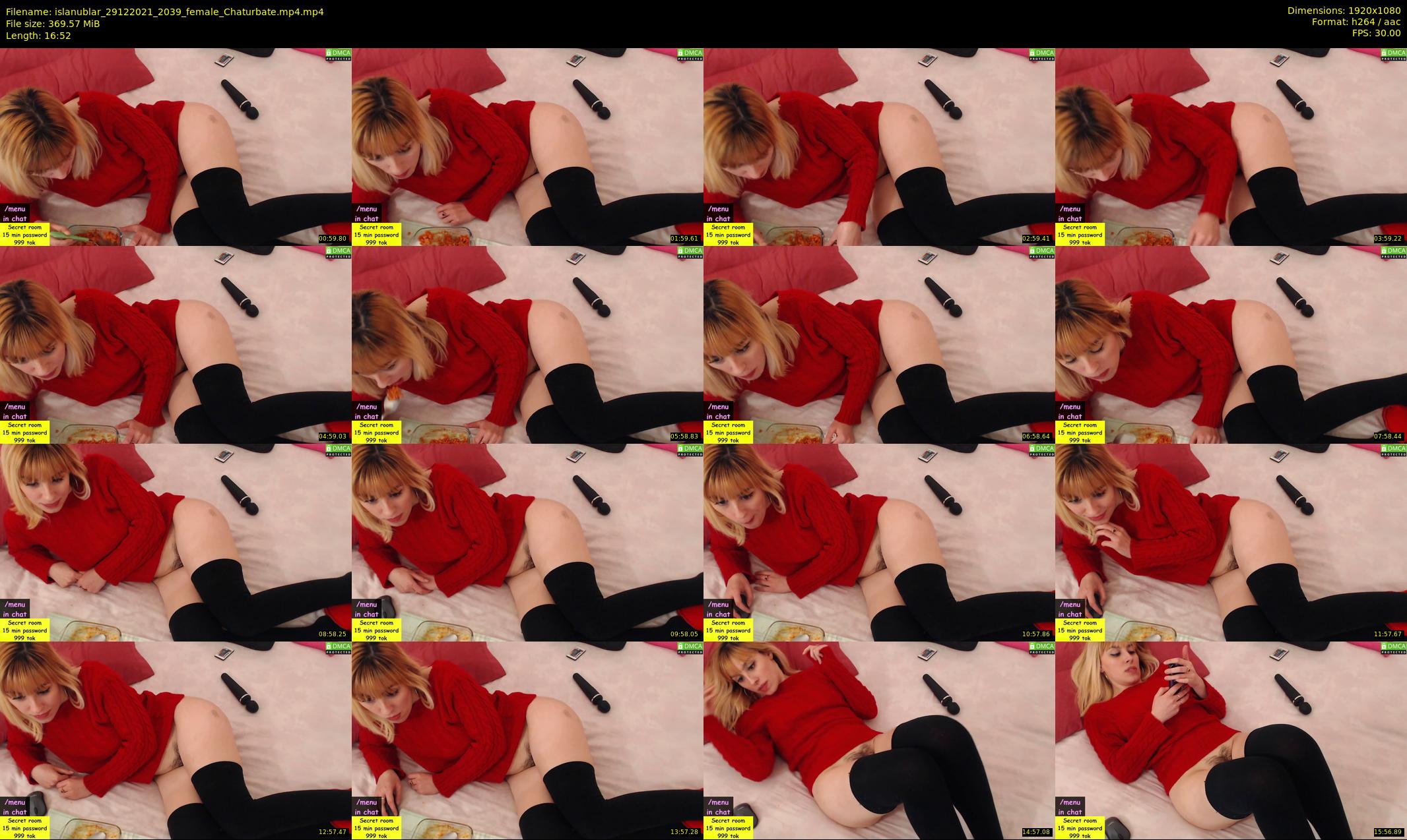 islanublar — 17 minute Chaturbate female cam show recording, 1080p, Dec 29, 2021