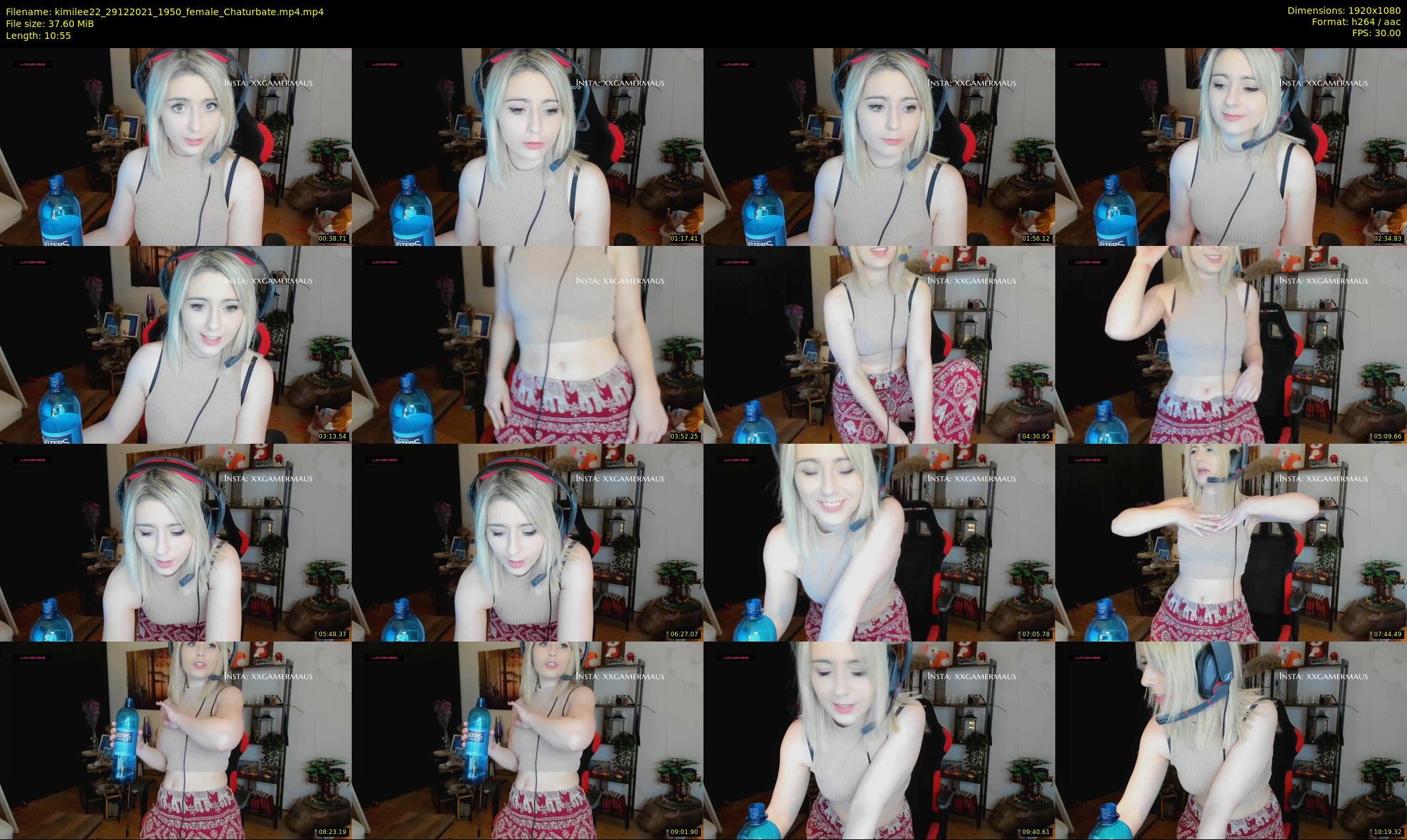 kimilee22 — 11 minute Chaturbate female cam show recording, 1080p, Dec 29, 2021