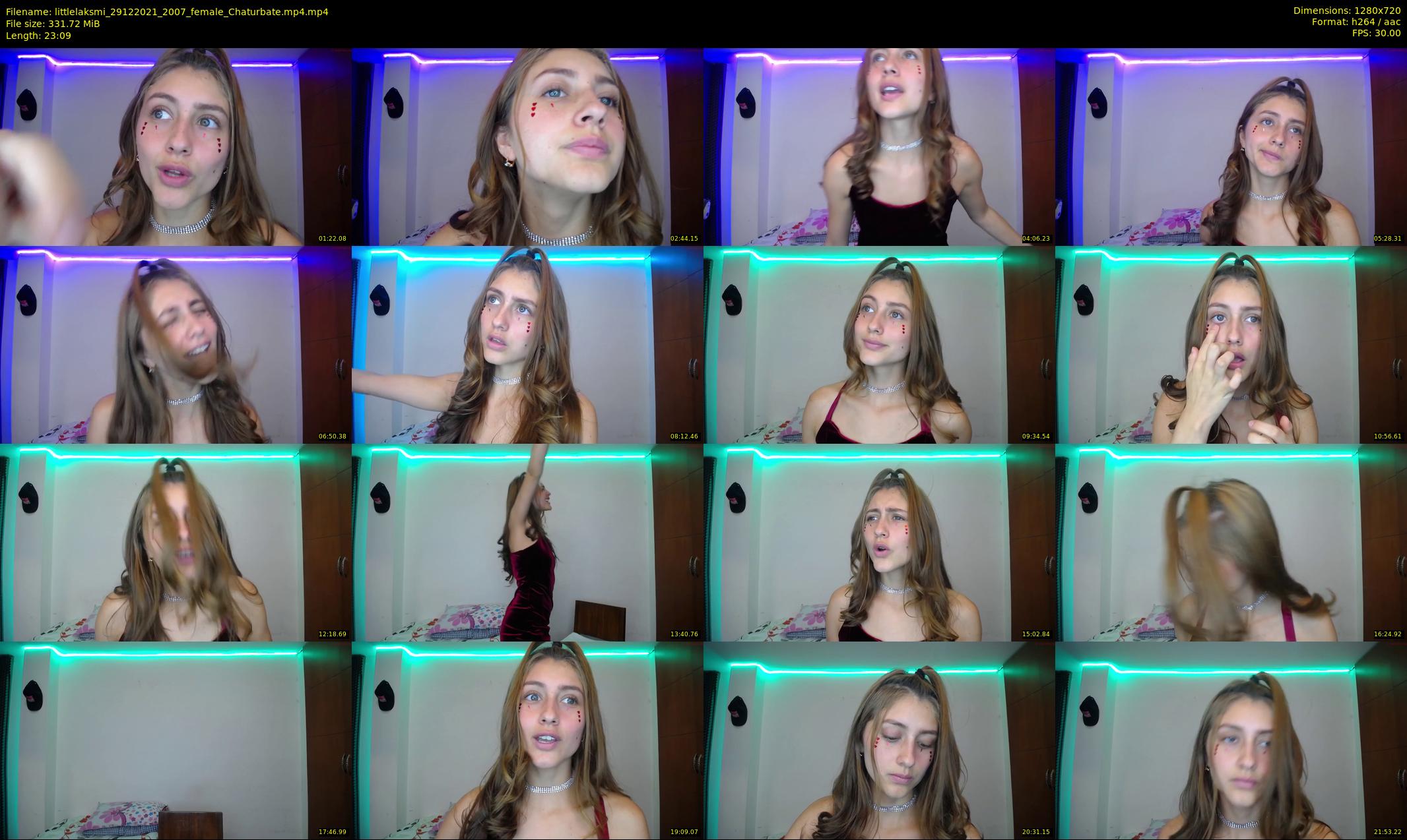 littlelaksmi — 24 minute Chaturbate female cam show recording, 720p, Dec 29, 2021