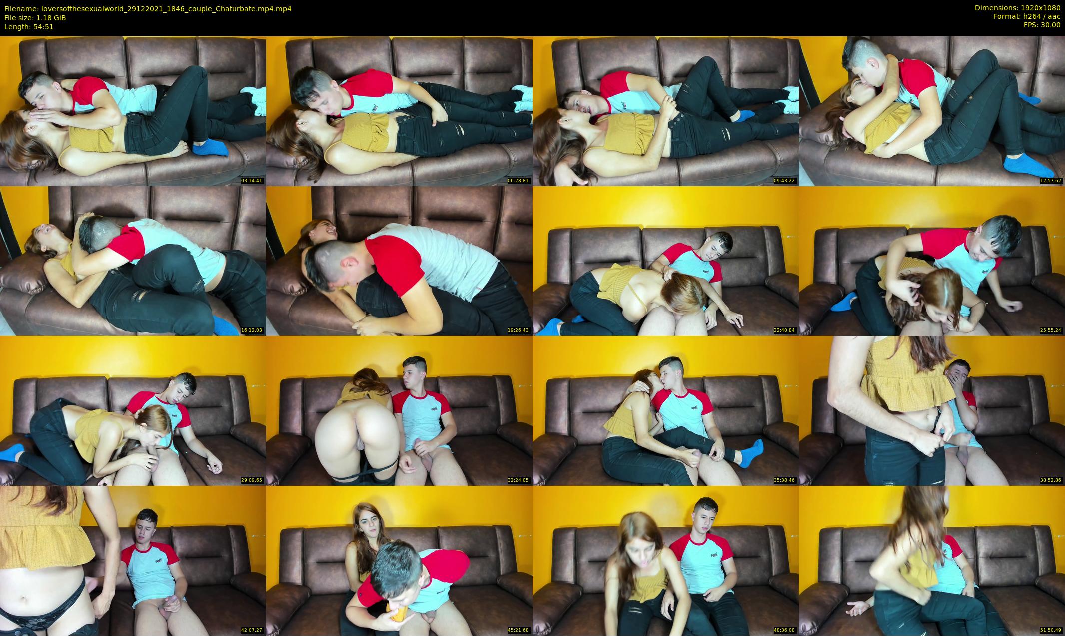 loversofthesexualworld — 55 minute Chaturbate couple cam show recording, 1080p, Dec 29, 2021