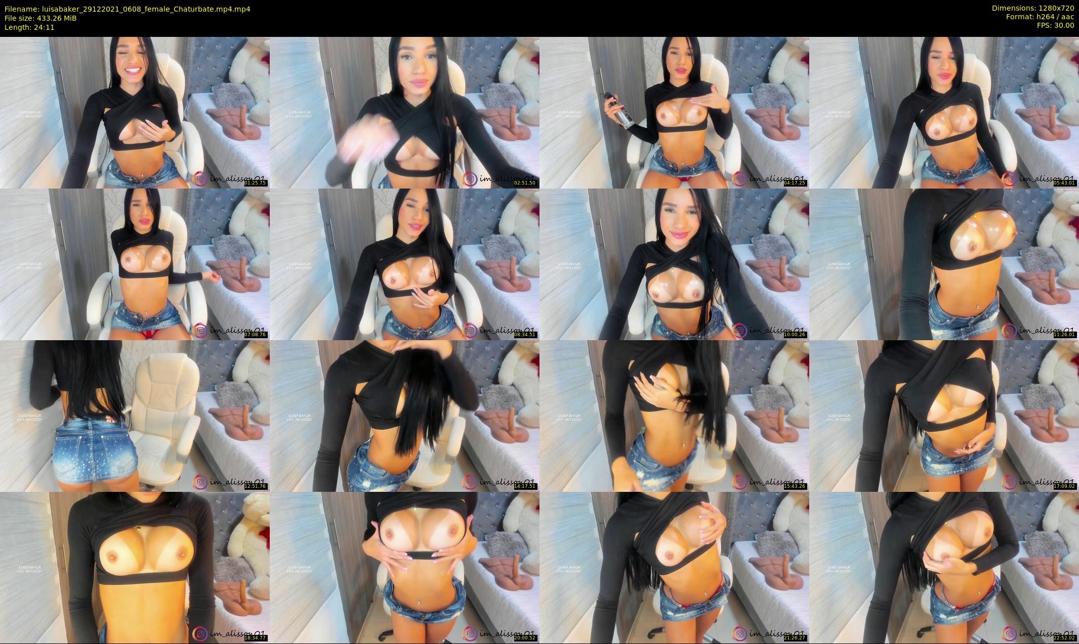 luisabaker — 25 minute Chaturbate female cam show recording, 720p, Dec 29, 2021