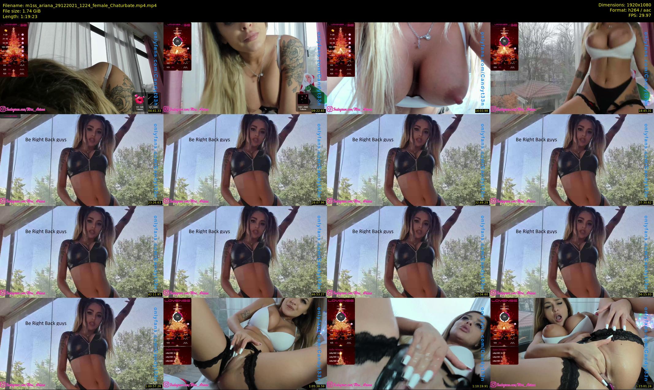 m1ss_ariana — 80 minute Chaturbate female cam show recording, 1080p, Dec 29, 2021