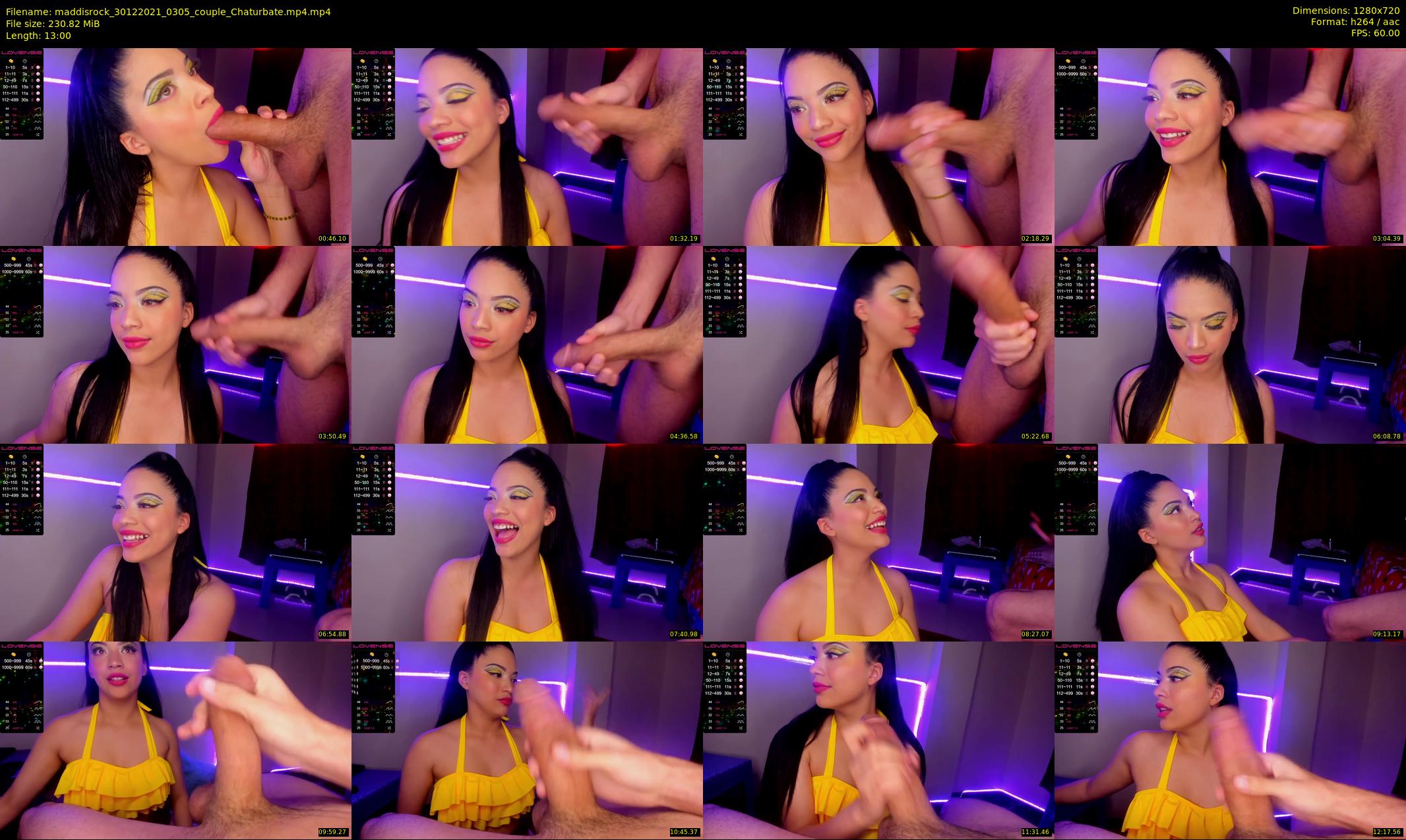 maddisrock — 13 minute Chaturbate couple cam show recording, 720p, Dec 30, 2021