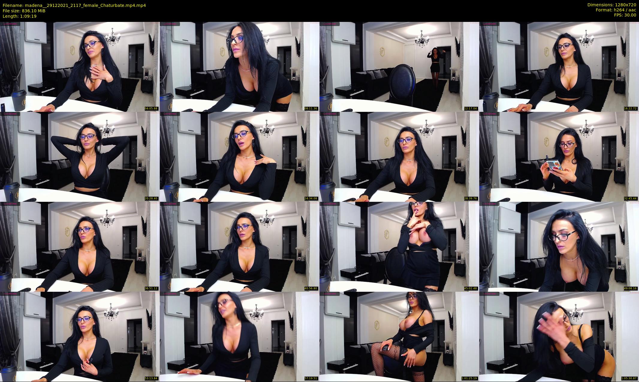 madena_ — 70 minute Chaturbate female cam show recording, 720p, Dec 29, 2021