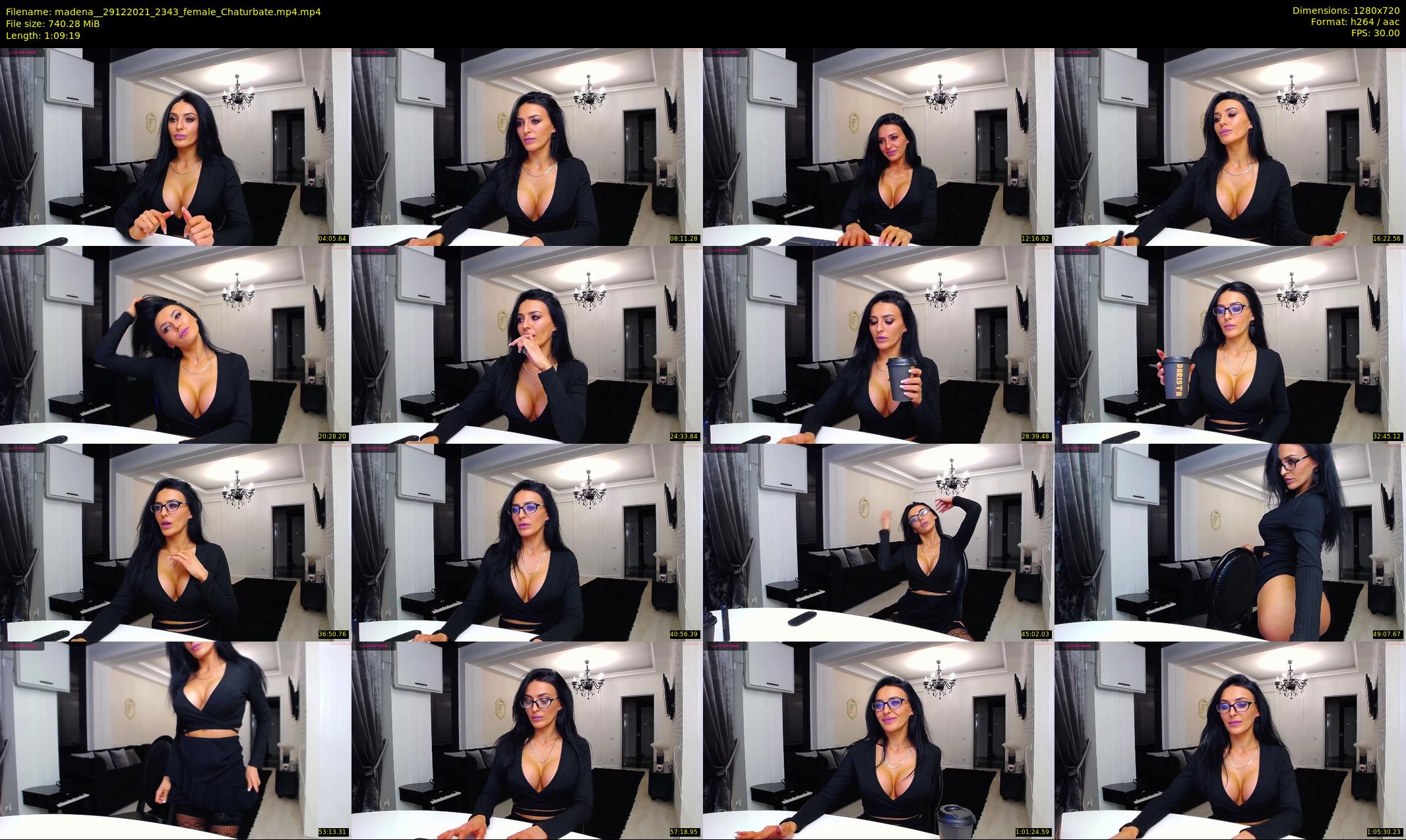 madena_ — 70 minute Chaturbate female cam show recording, 720p, Dec 29, 2021