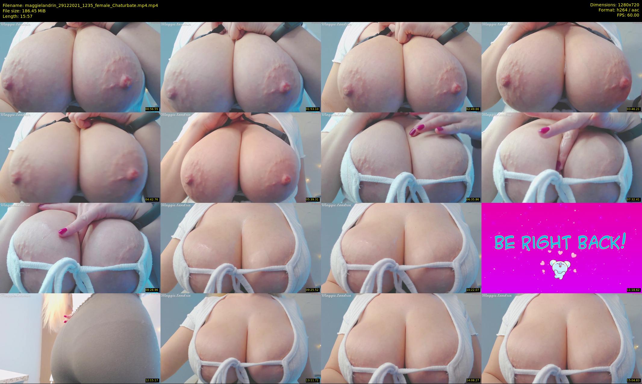maggielandrin — 16 minute Chaturbate female cam show recording, 720p, Dec 29, 2021