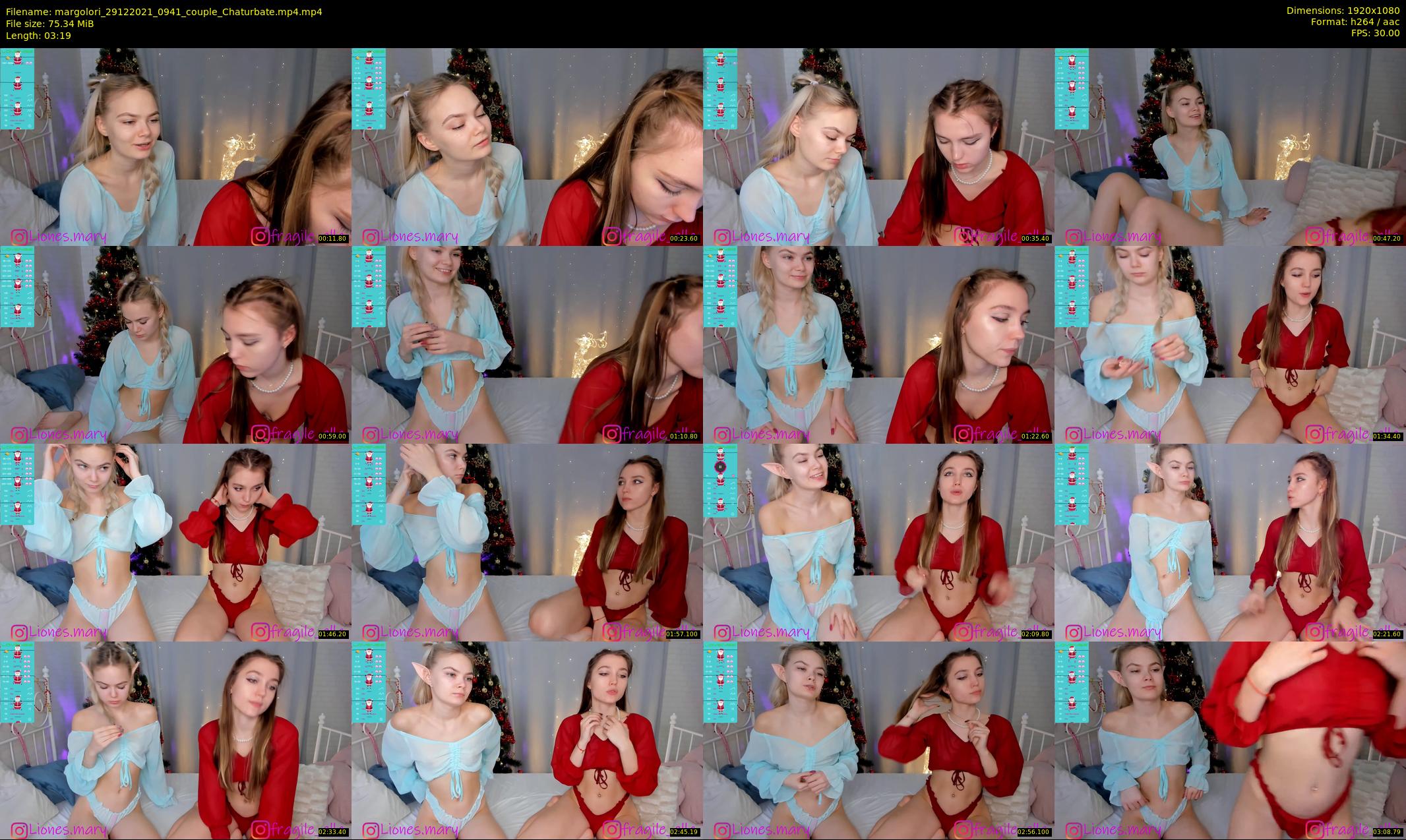 margolori — 4 minute Chaturbate couple cam show recording, 1080p, Dec 29, 2021