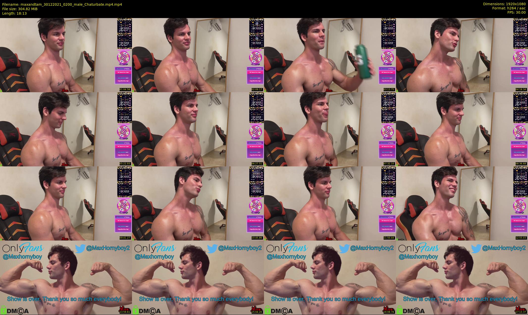 maxandtam — 19 minute Chaturbate couple cam show recording, 1080p, Dec 30, 2021