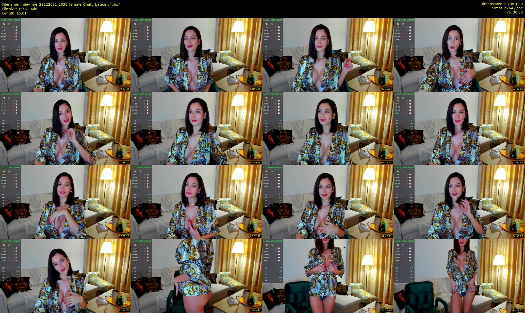 miley_me — 16 minute Chaturbate female cam show recording, 1080p, Dec 29, 2021