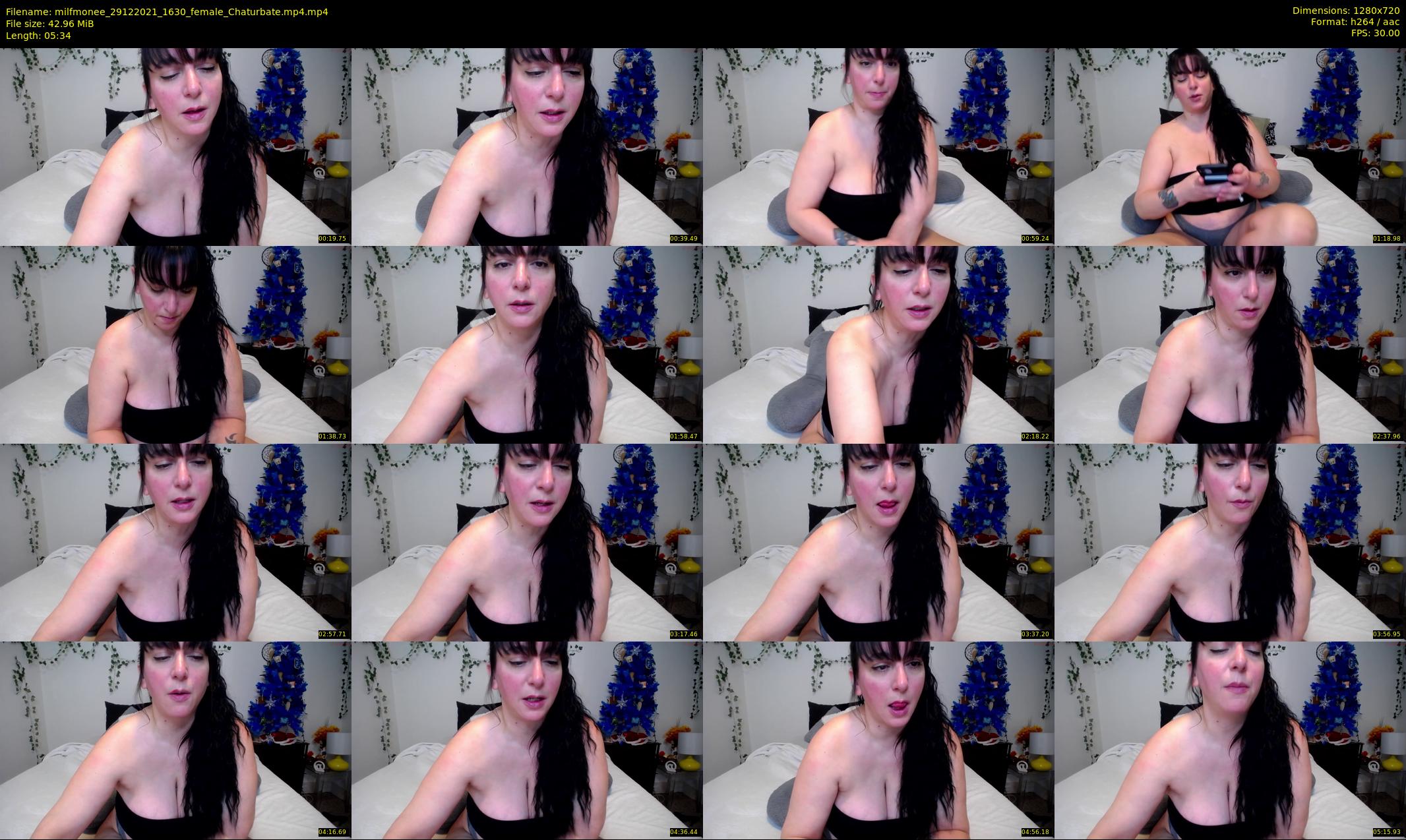 milfmonee — 6 minute Chaturbate female cam show recording, 720p, Dec 29, 2021