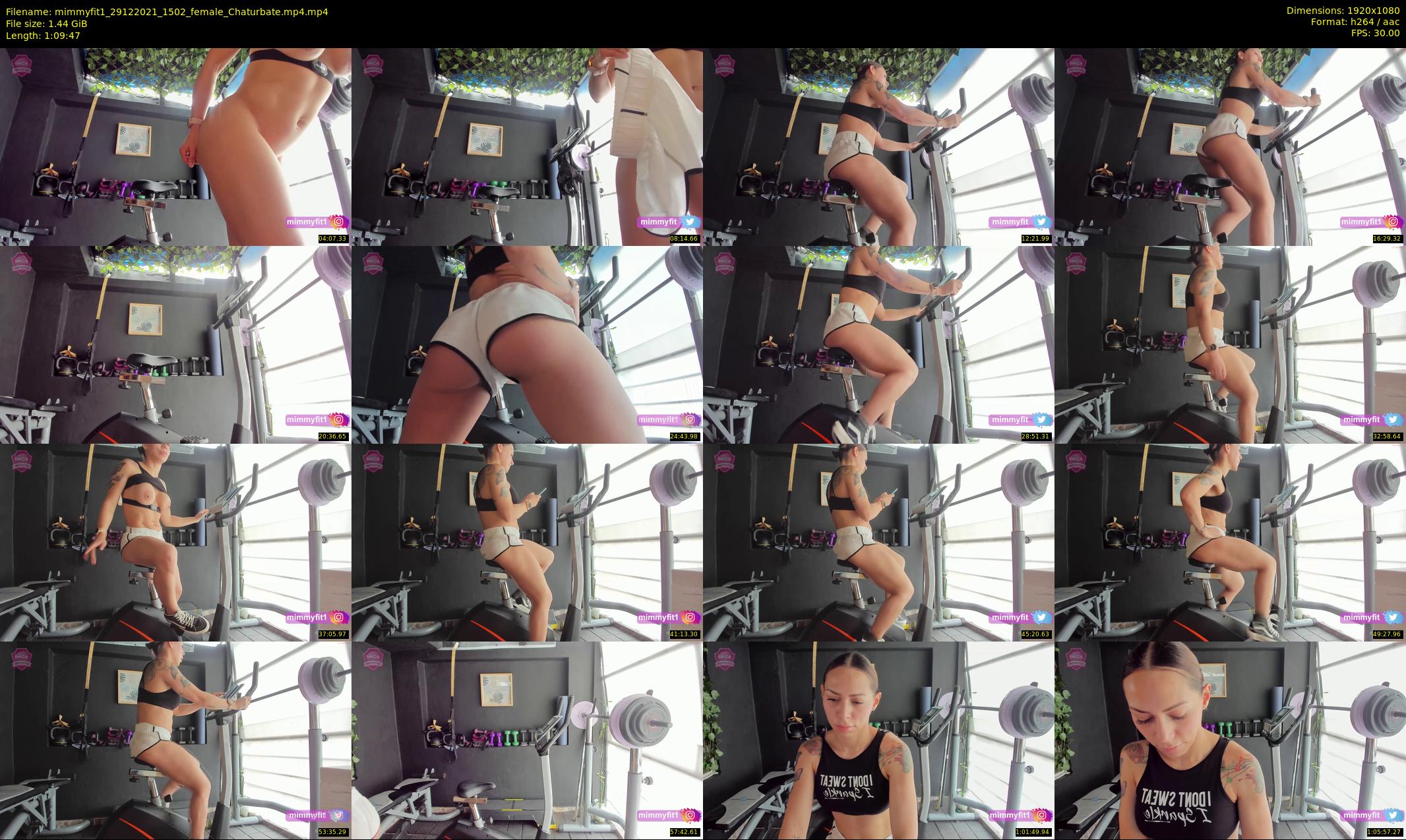 mimmyfit1 — 70 minute Chaturbate female cam show recording, 1080p, Dec 29, 2021