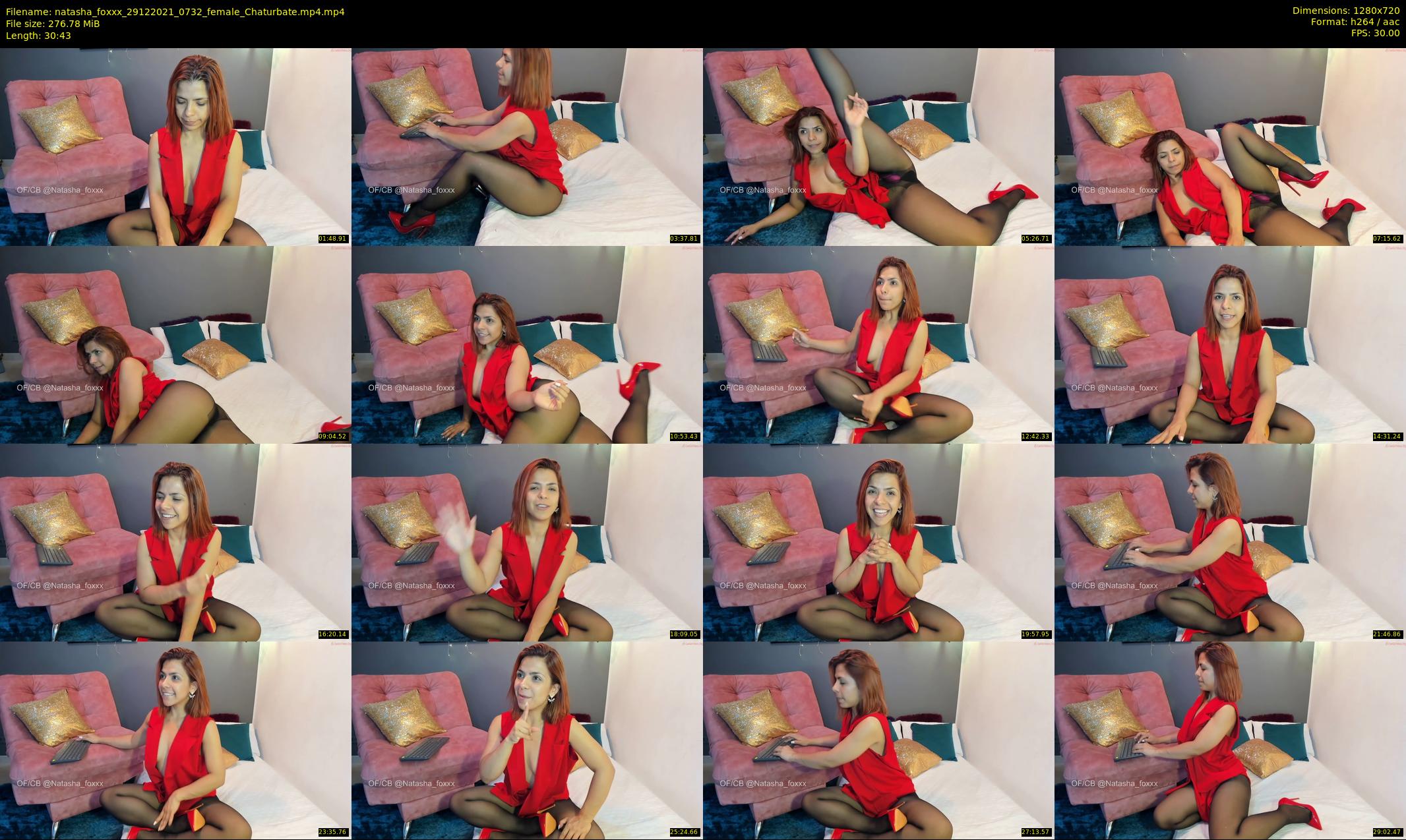 natasha_foxxx — 31 minute Chaturbate female cam show recording, 720p, Dec 29, 2021