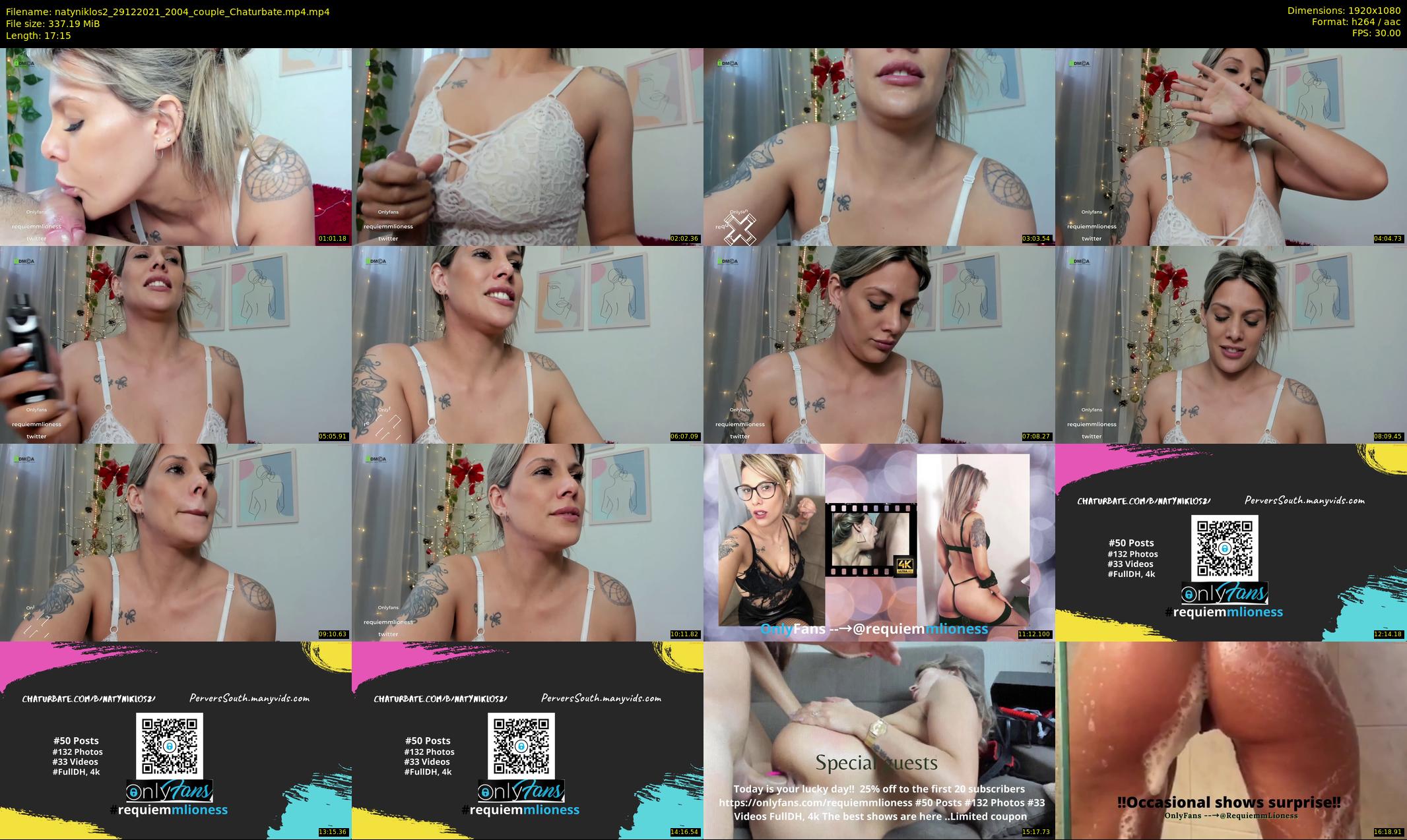 natyniklos2 — 18 minute Chaturbate couple cam show recording, 1080p, Dec 29, 2021