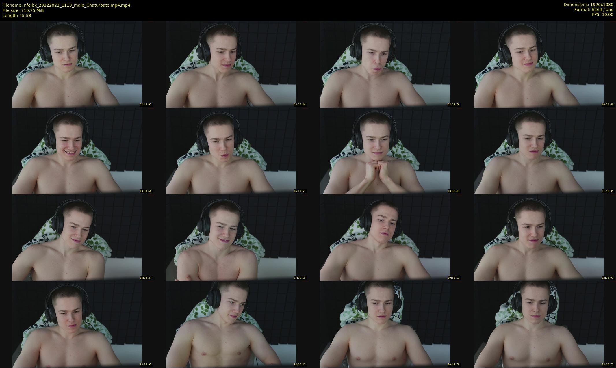 nfeibk — 46 minute Chaturbate male cam show recording, 1080p, Dec 29, 2021